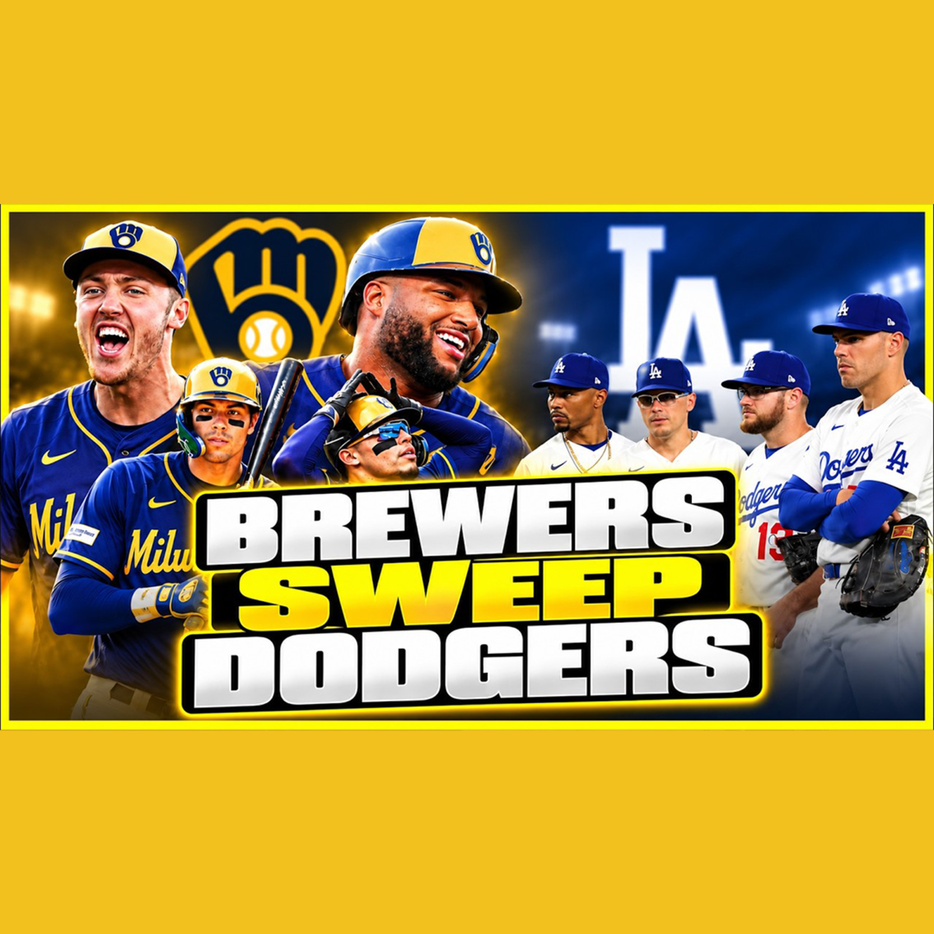 Brewers Dominate Dodgers In A Four Game Sweep To Advance To The World Series | Hold My Ball Podcast