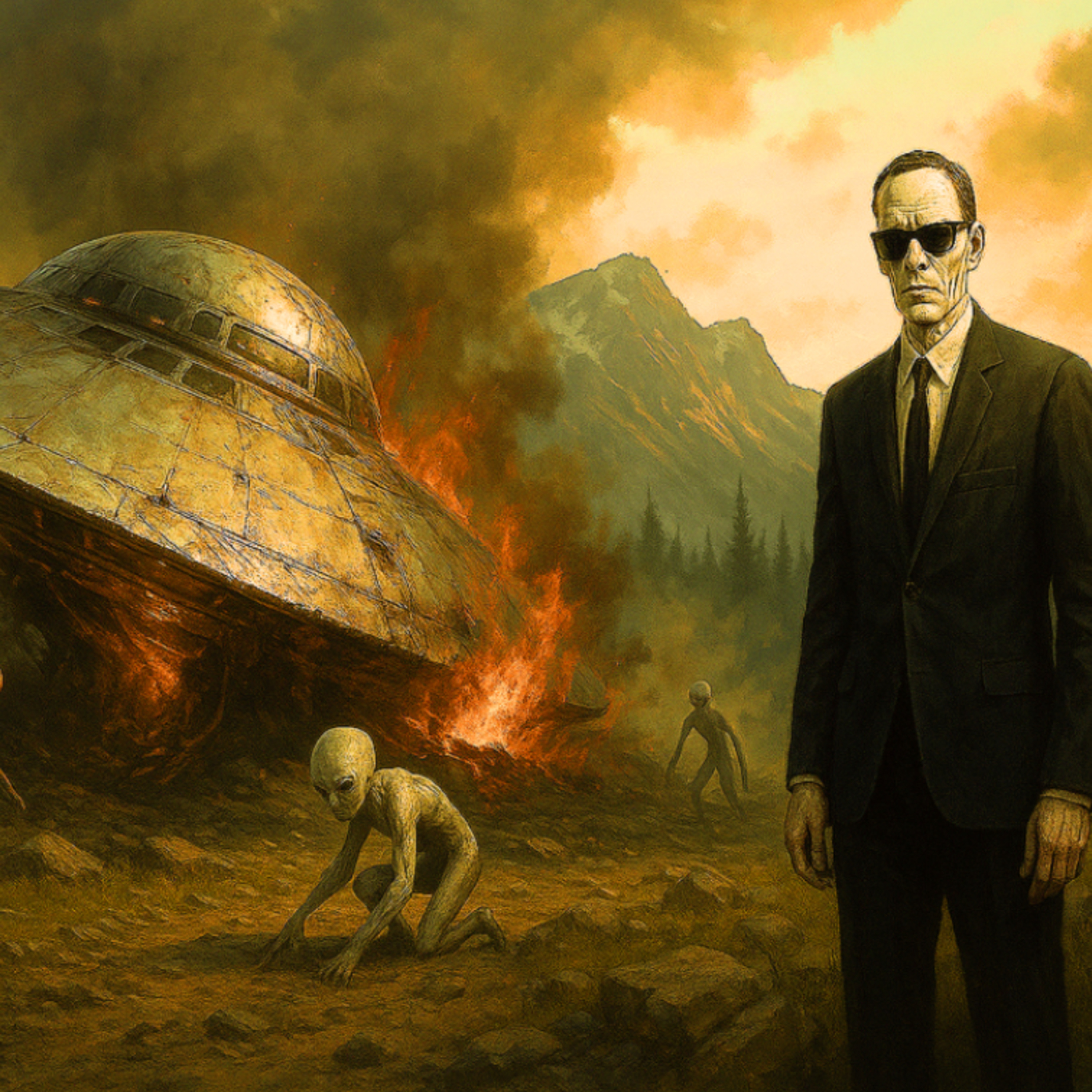 live streaming podcast"He Believes in Crash Retrievals… But Not Aliens? 🤯 | The UAP Contradiction"R episode artwork