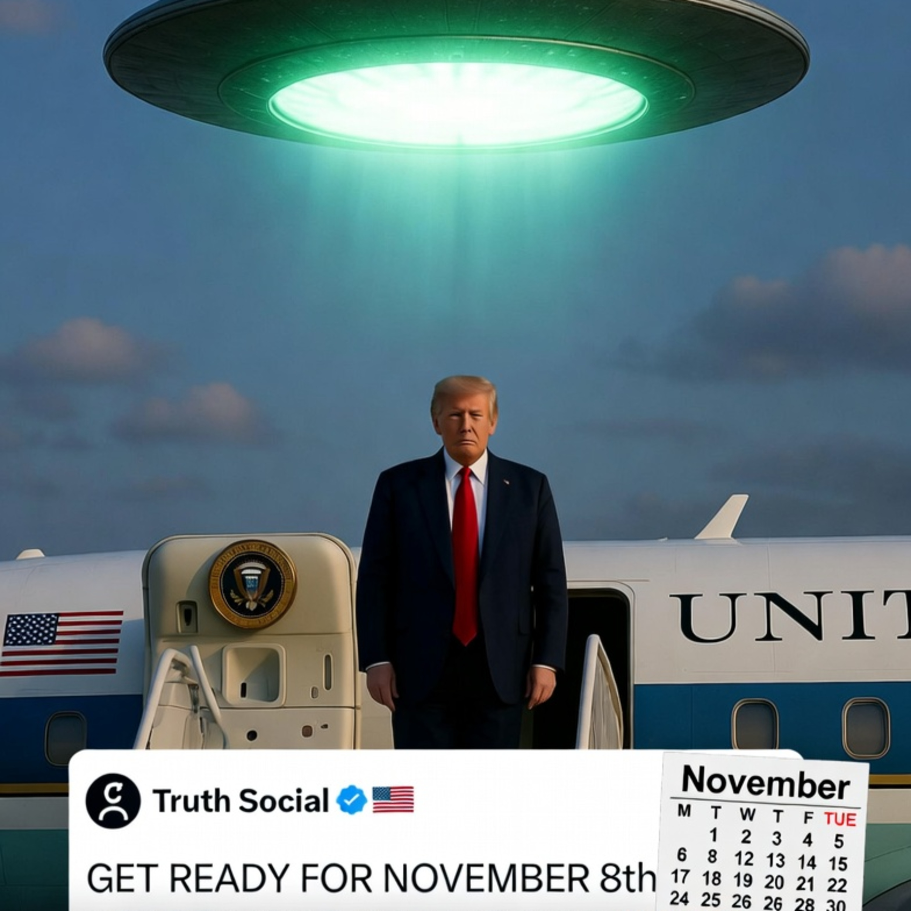live stream UFO Update S2E5: Trump's Air Force One UFO Tease – Midterm Spark or Real Disclosure? (Feb 20, 2026) episode artwork