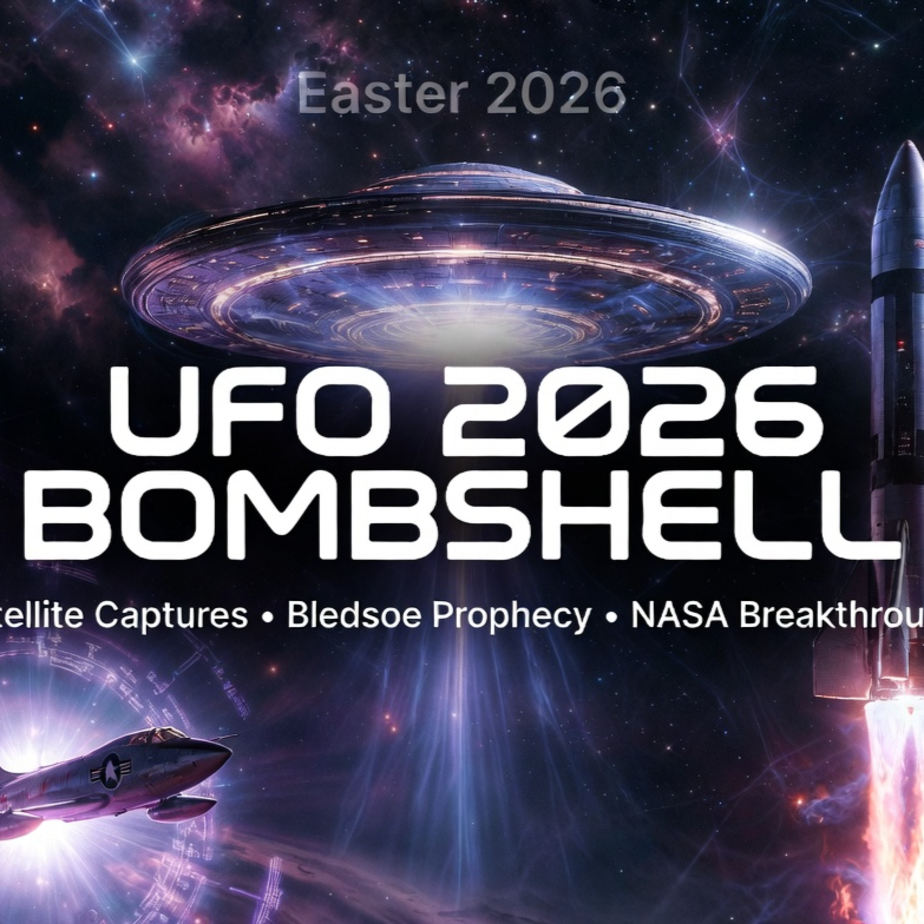 UFO 2026 Bombshell: Satellite Captures, Bledsoe Easter Prophecy, Kinross Vanishing & NASA’s Antigravity Breakthrough episode artwork