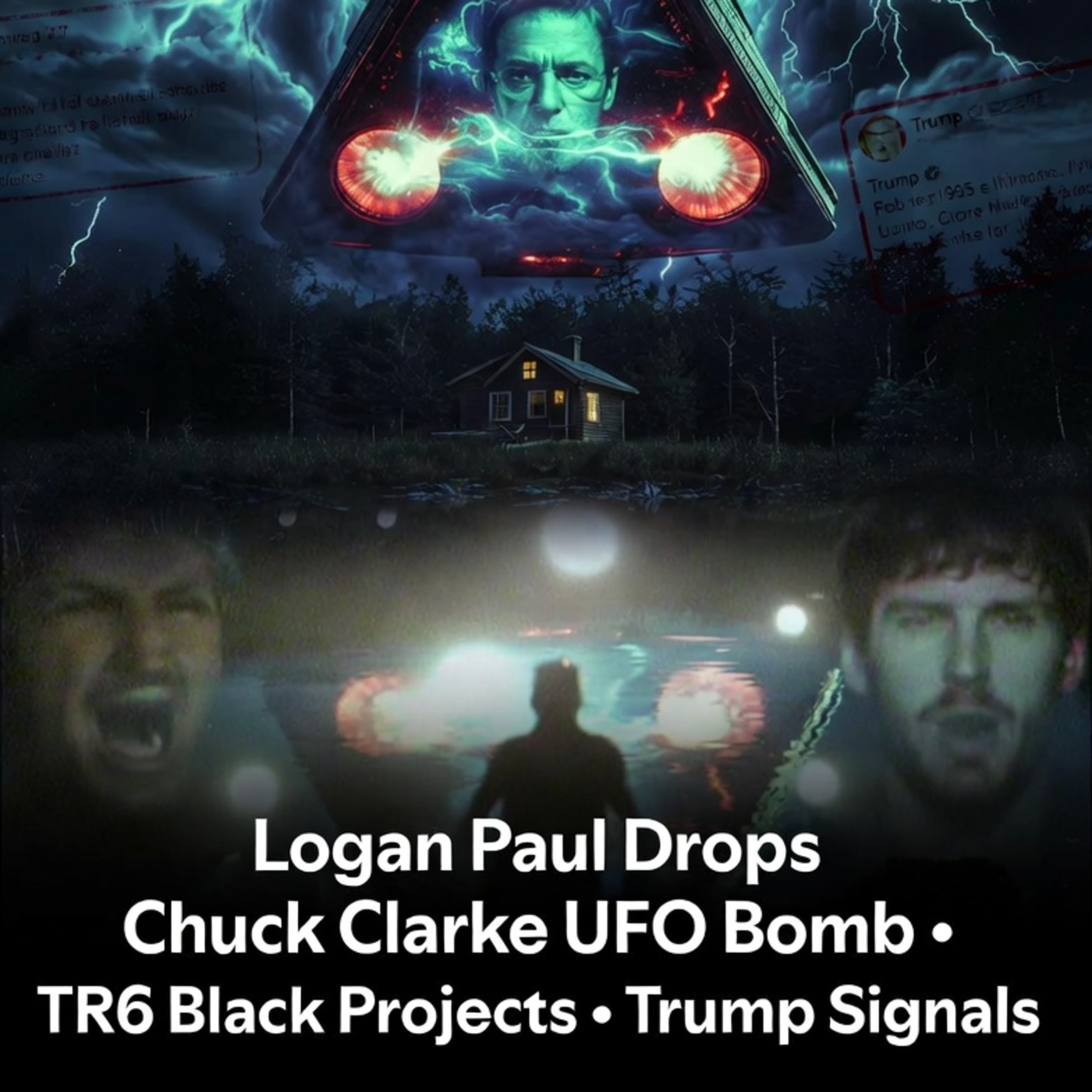 livestream 2S-E57: Logan Paul Drops Chuck Clarke UFO Bomb + TR6 Black Projects, Trump Signals & Wild Briefings episode artwork