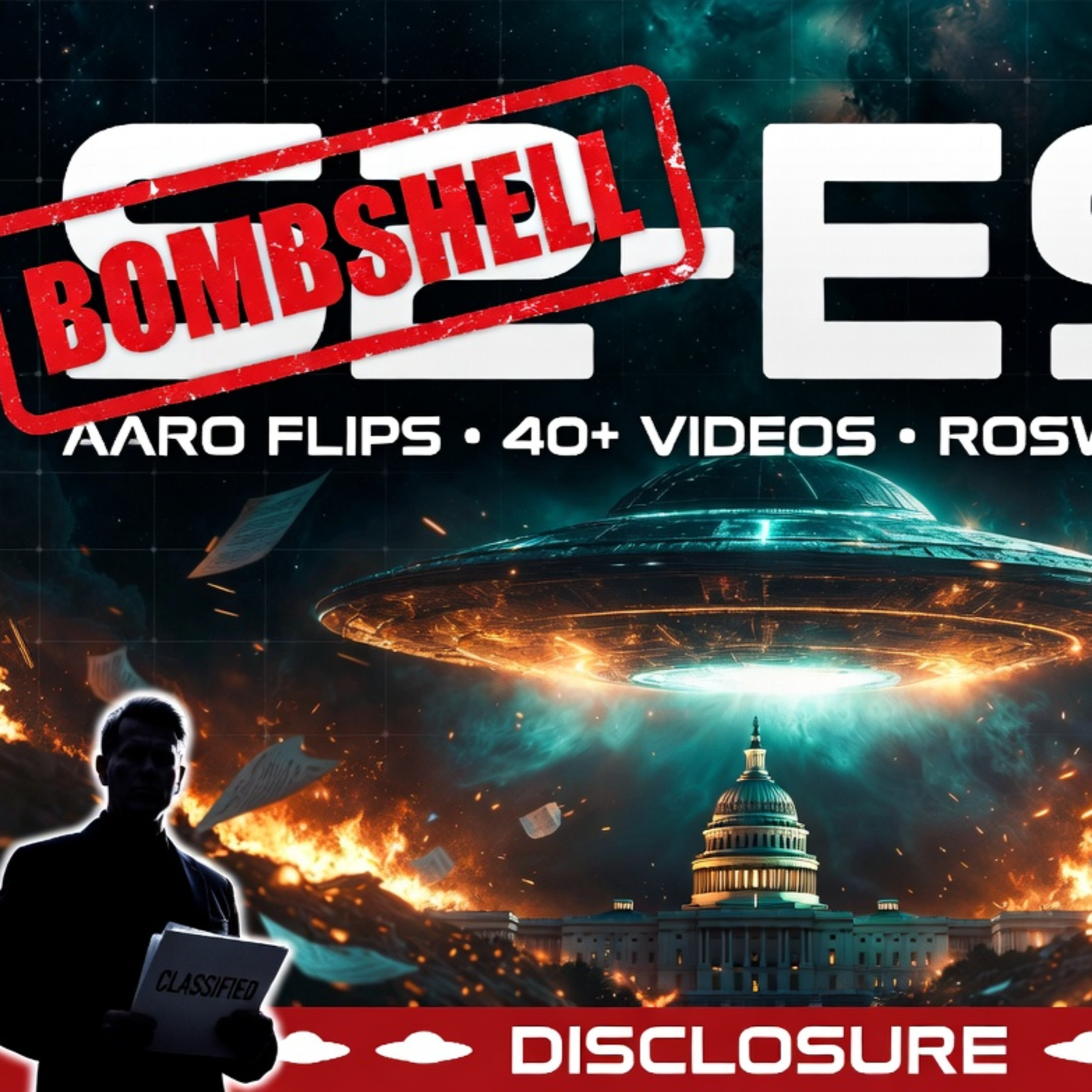 live stream S2-E91: Bombshell UAP Updates – AARO Flips, 40+ Videos Incoming, Roswell Docs Surface & More 🔥🛸 episode artwork