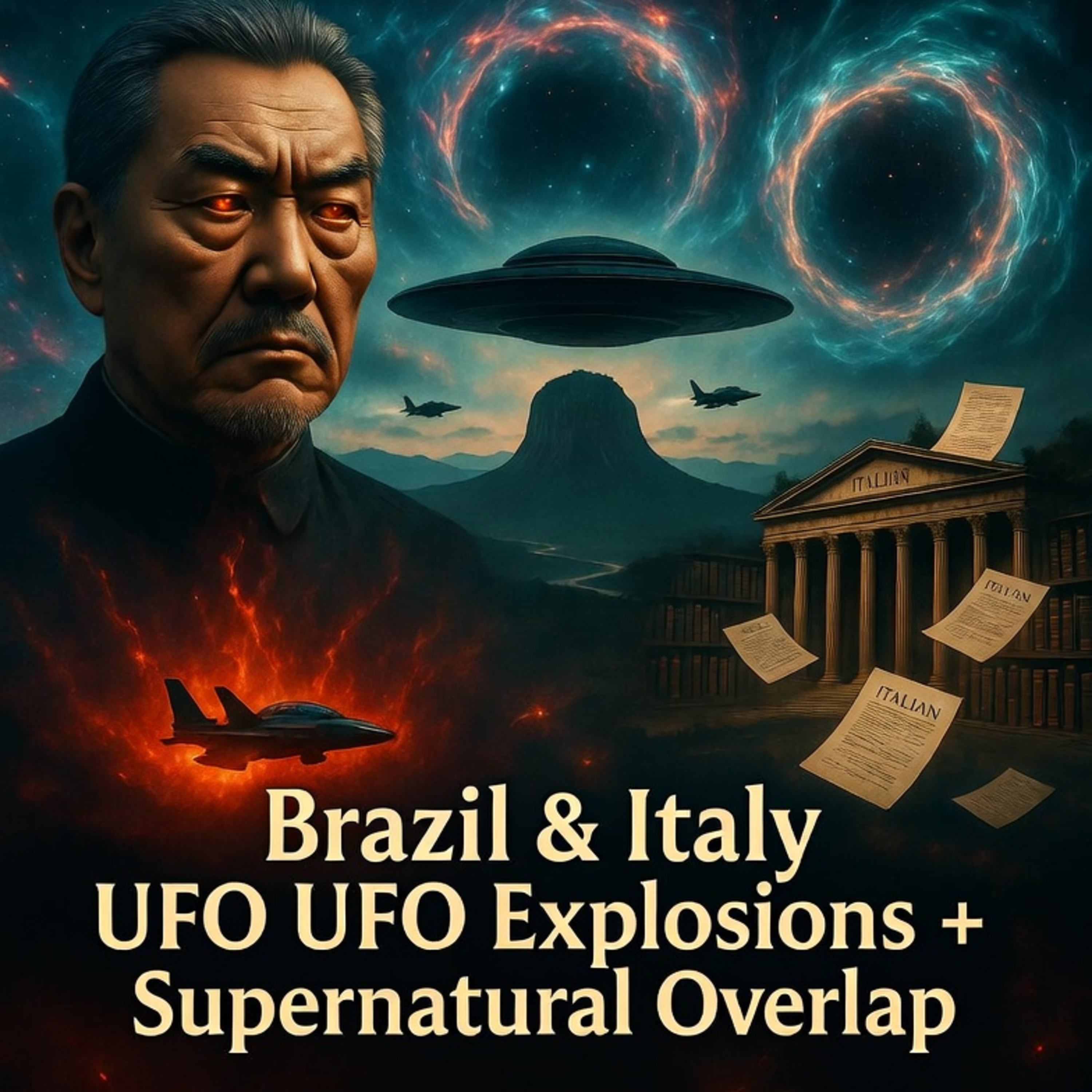 S2-E112: China's Nostradamus Warns of Interdimensional Forces + Massive Brazil & Italy UFO Sightings Explode episode artwork