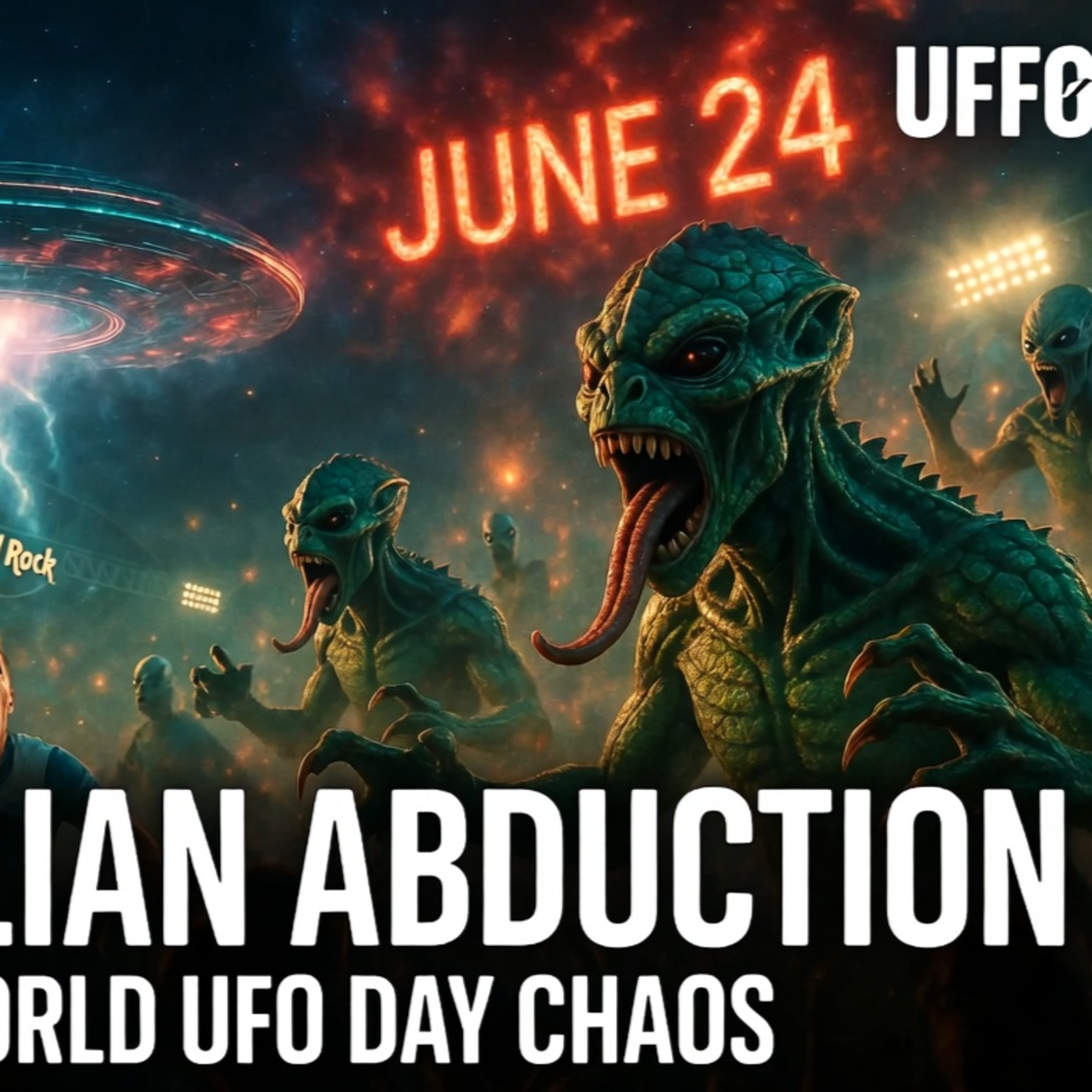 Reptilian Abduction Prophecy at Brazil vs Scotland Match? June 24th UFO Chaos + Project Serpo Deep Dive | S2-E124" episode artwork