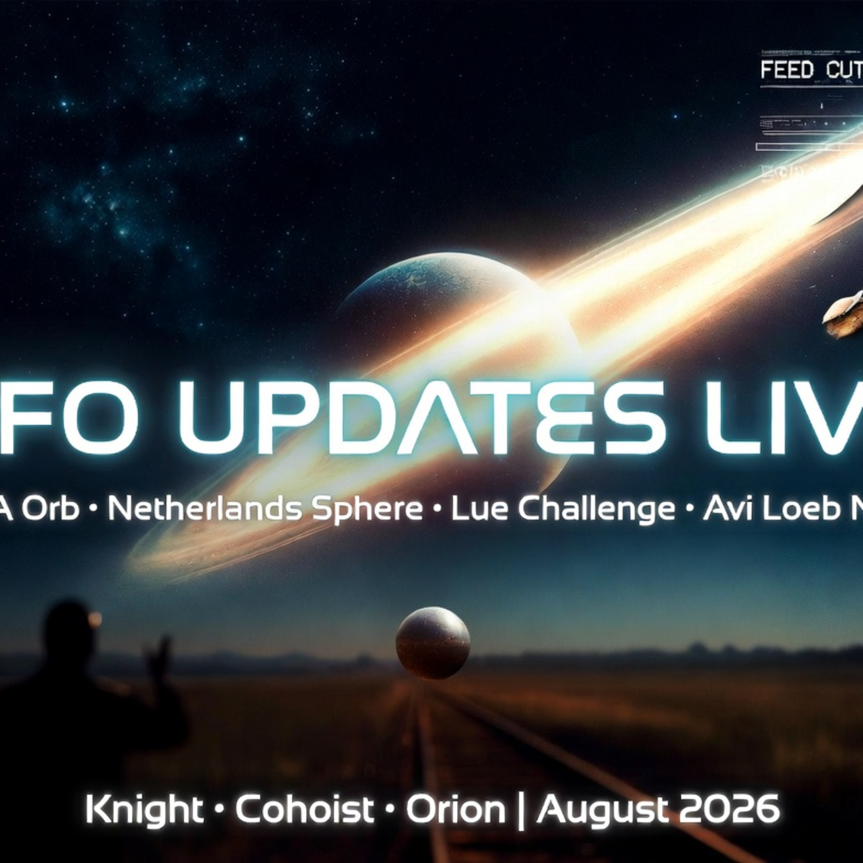 UFO Updates Live: NASA Orb Feed Cut, Netherlands Spinning Sphere, Lue’s Polygraph Challenge & Avi Lo episode artwork