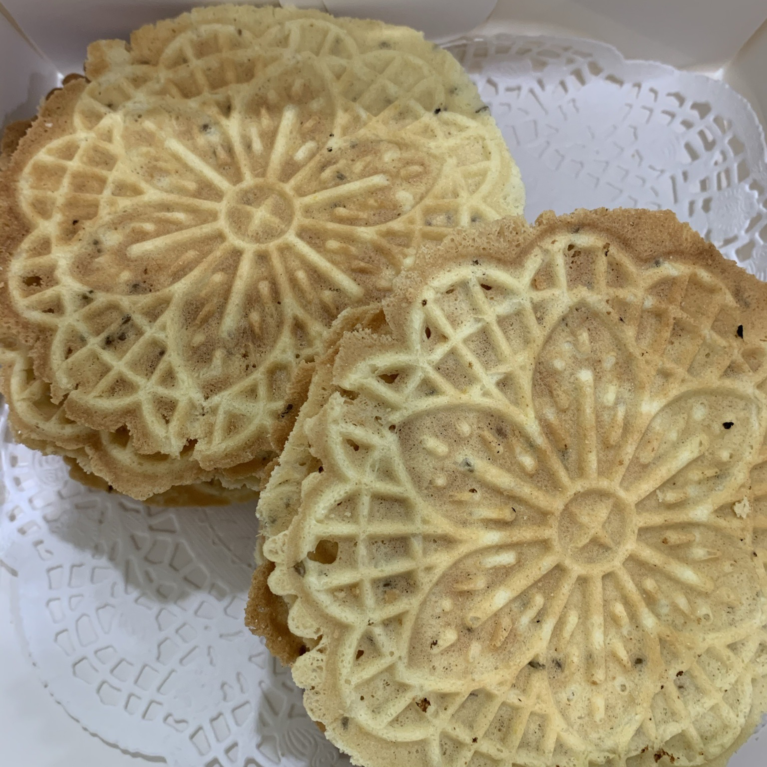 Entre Nosotras en la cocina: “pizzelle” episode artwork