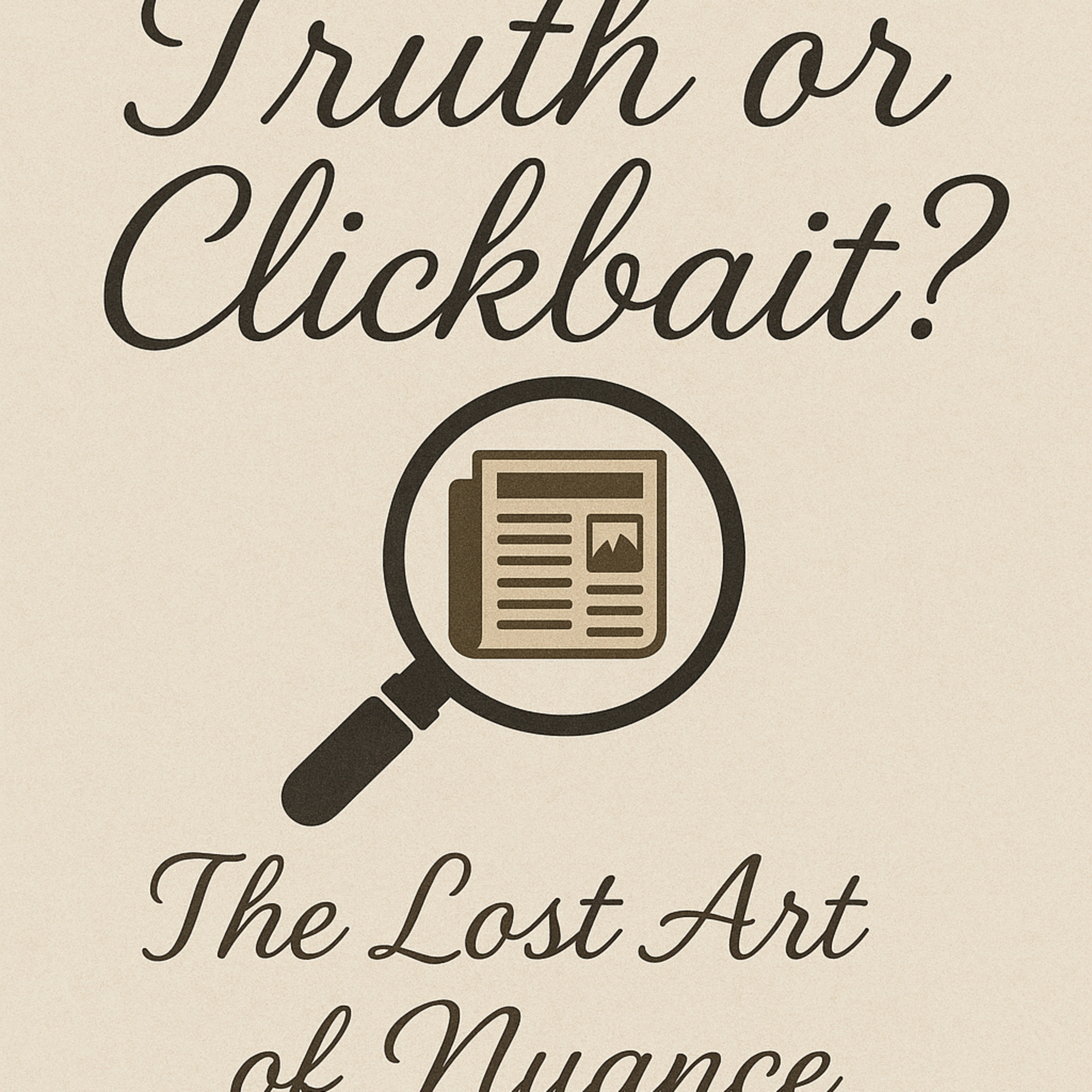 Truth or Clickbait? — The Lost Art of Nuance episode artwork