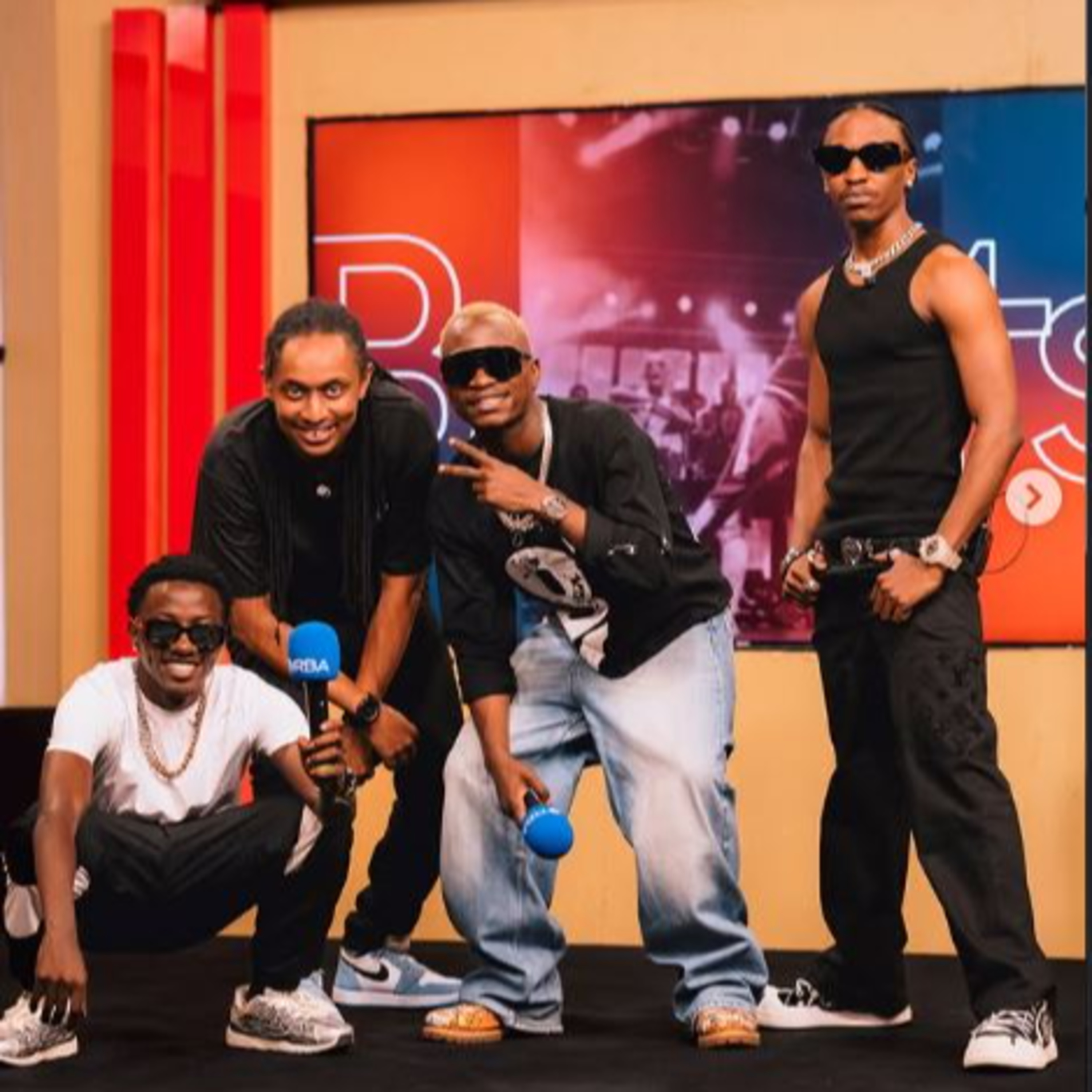 TopBoy MC, Morgan MC and Pest MC from Uganda live on KC2 in #BeatsNSounds