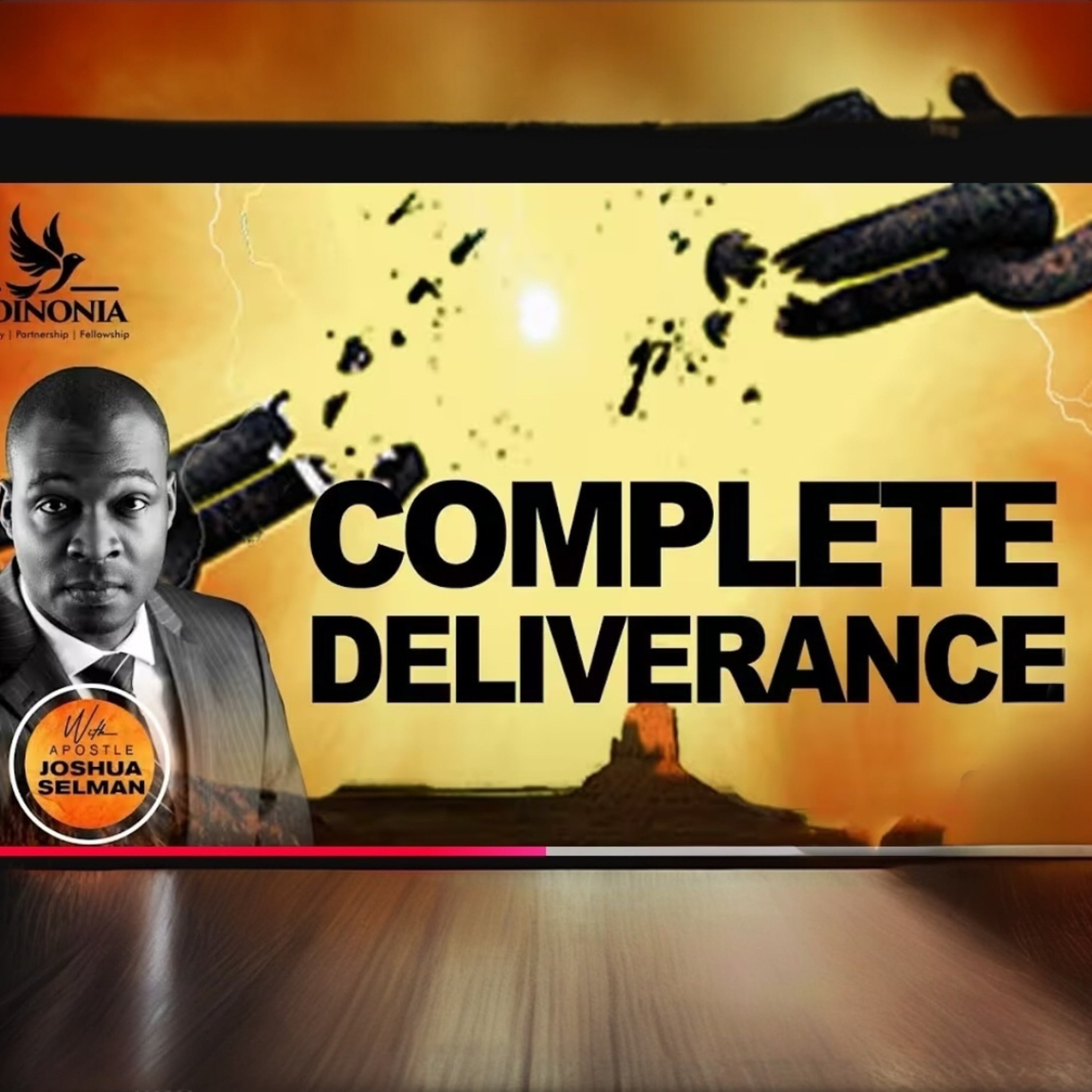 Complete Deliverance Part 2 Koinonia (Abuja) wit Apostle Joshua Selman. episode artwork