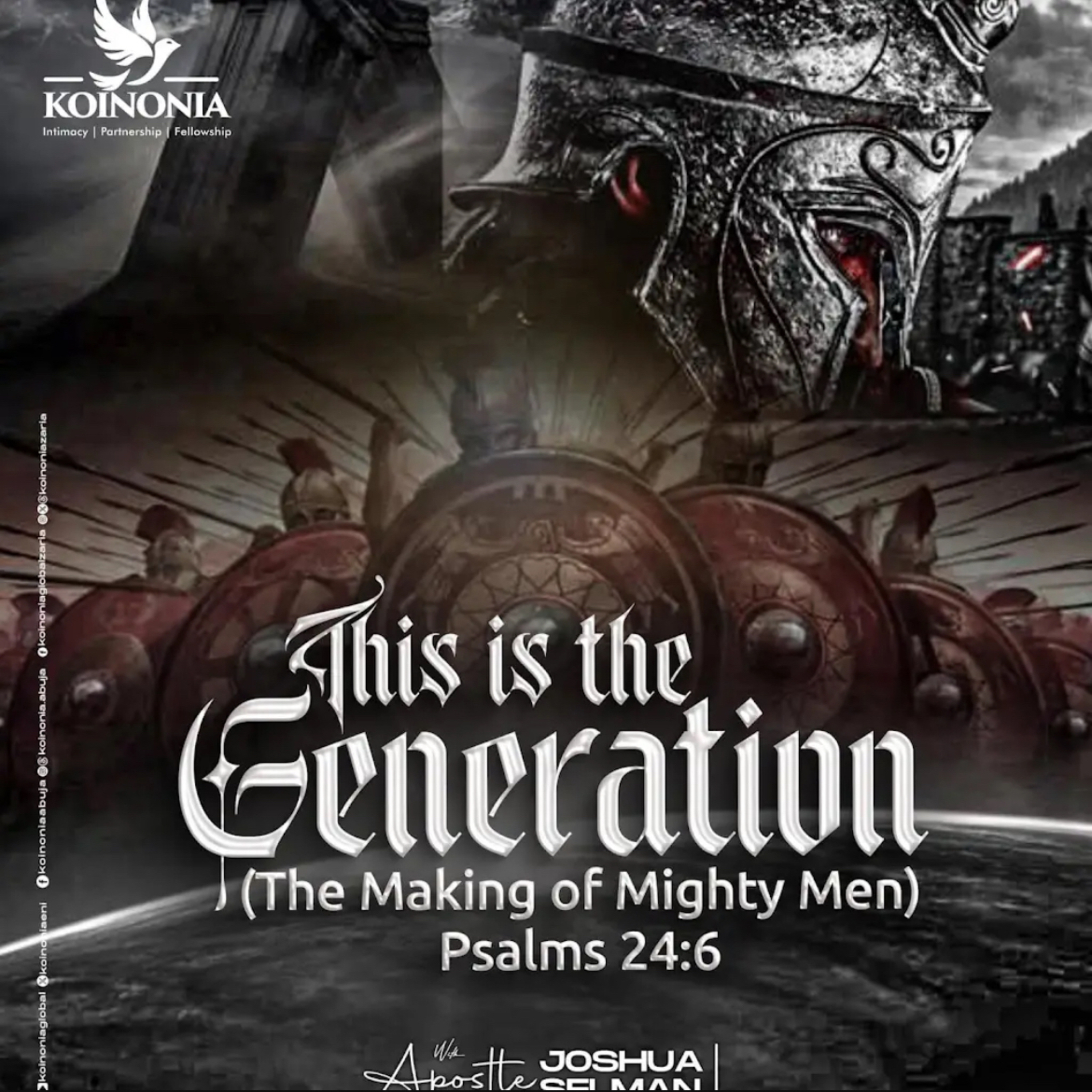 THIS IS THE GENERATION-THE MAKING OF MIGHTY MEN WITH APOSTLE JOSHUA SELMAN episode artwork