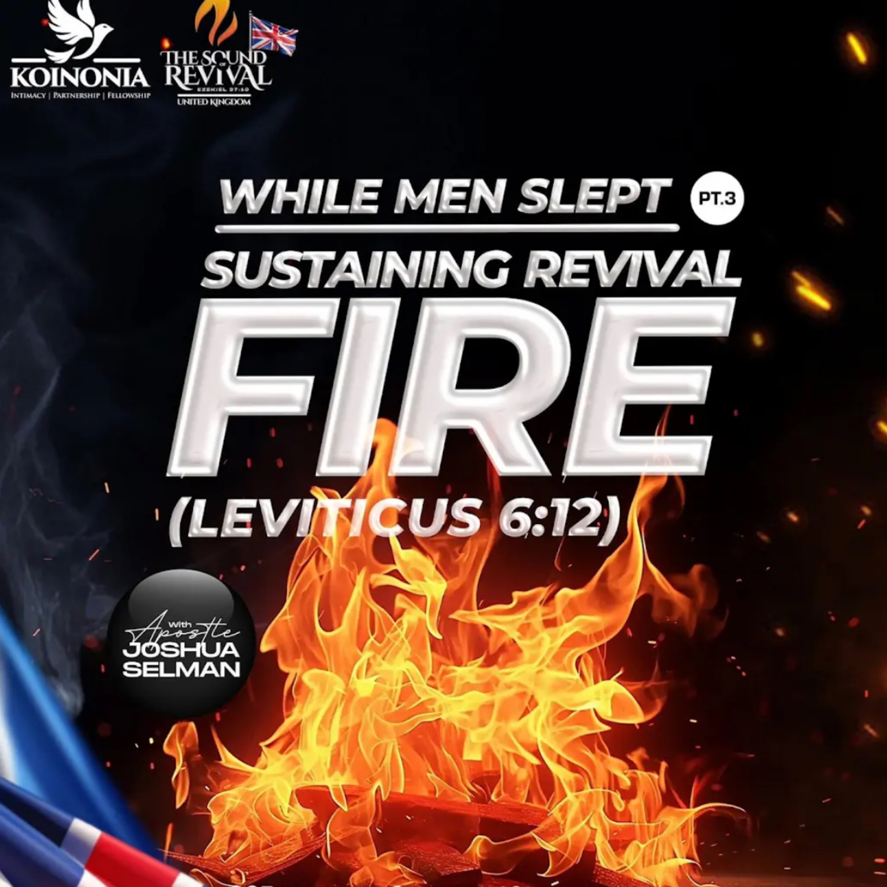 WHILE MEN SLEPT- PART 3(SUSTAINING REVIVAL FIRE) LEV 6:12- SOR UK 2025 WITH APOSTLE JOSHUA SELMAN episode artwork