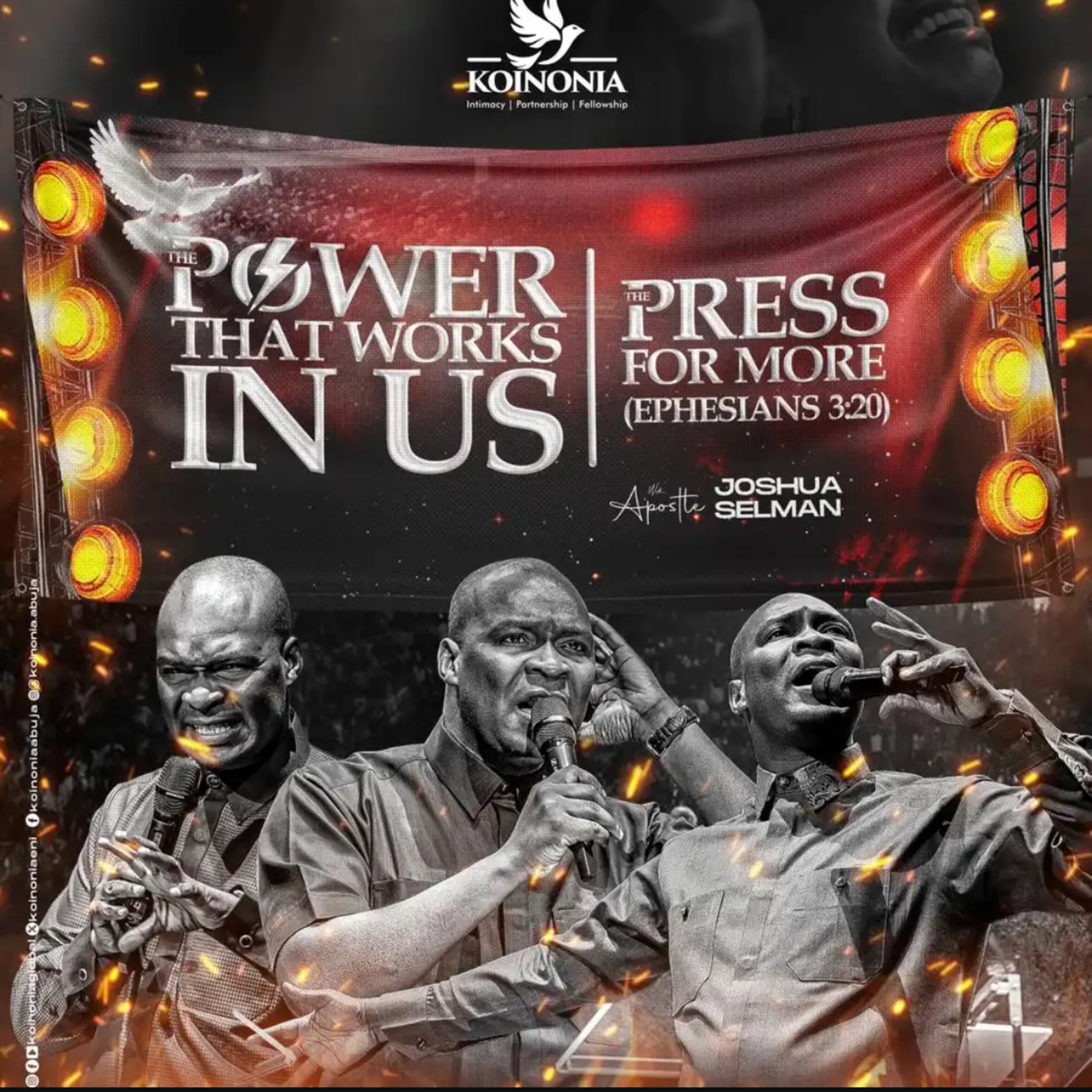 THE POWER THAT WORKS IN US (THE PRESS FOR MORE) WITH APOSTLE JOSHUA SELMAN episode artwork