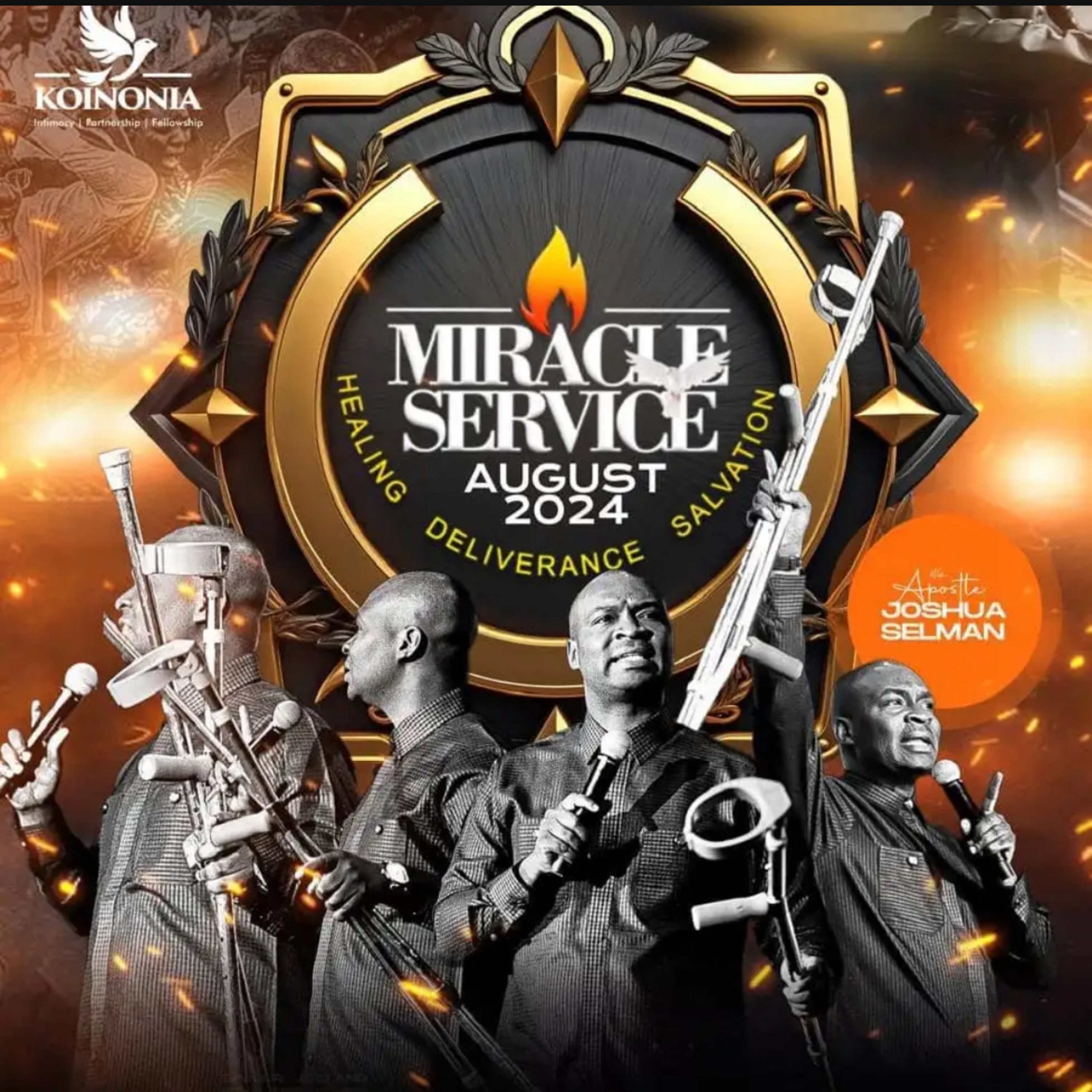 AUGUST 2024 MIRACLE SERVICE WITH APOSTLE JOSHUA SELMAN episode artwork