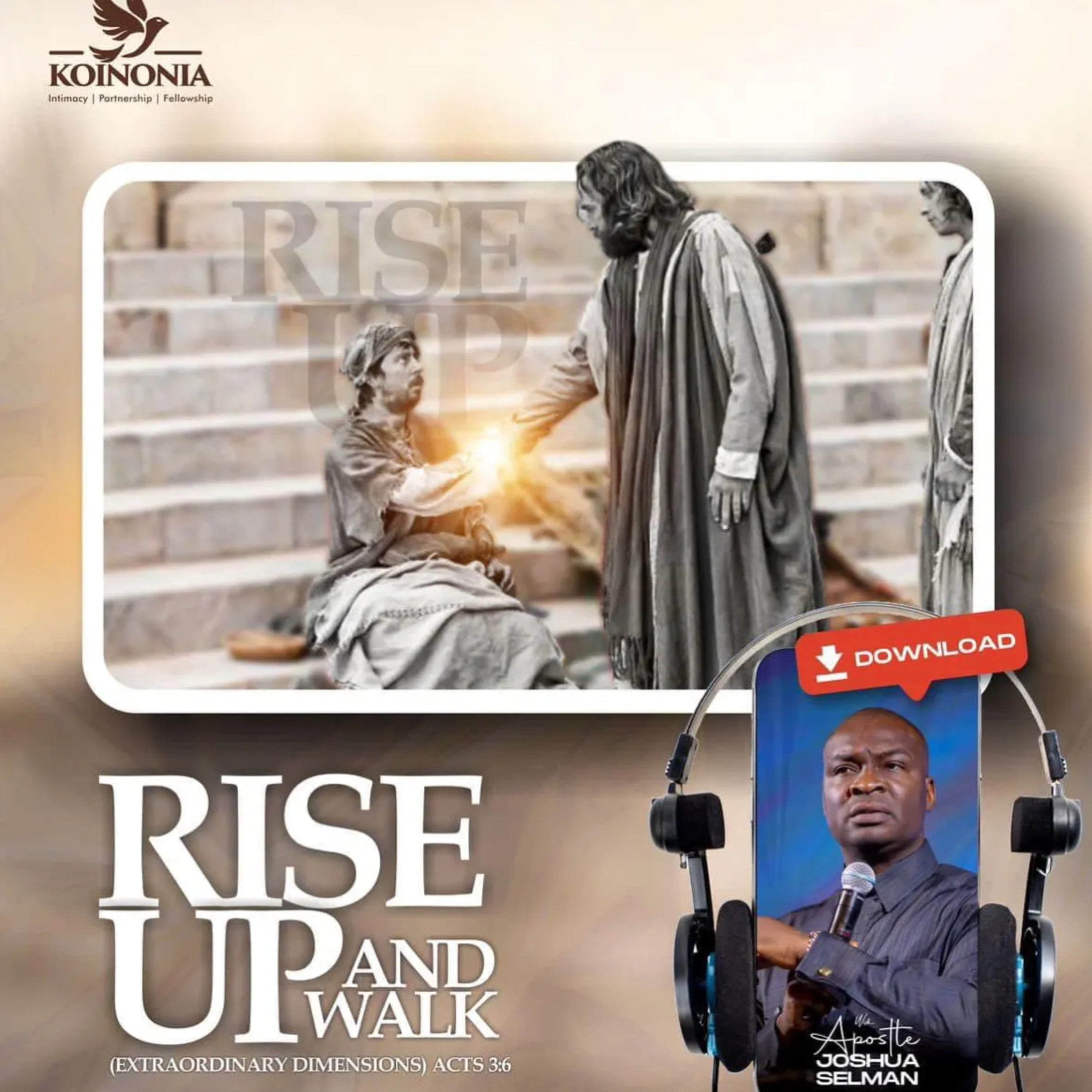 RISE UP AND WALK WITH APOSTLE JOSHUA SELMAN episode artwork