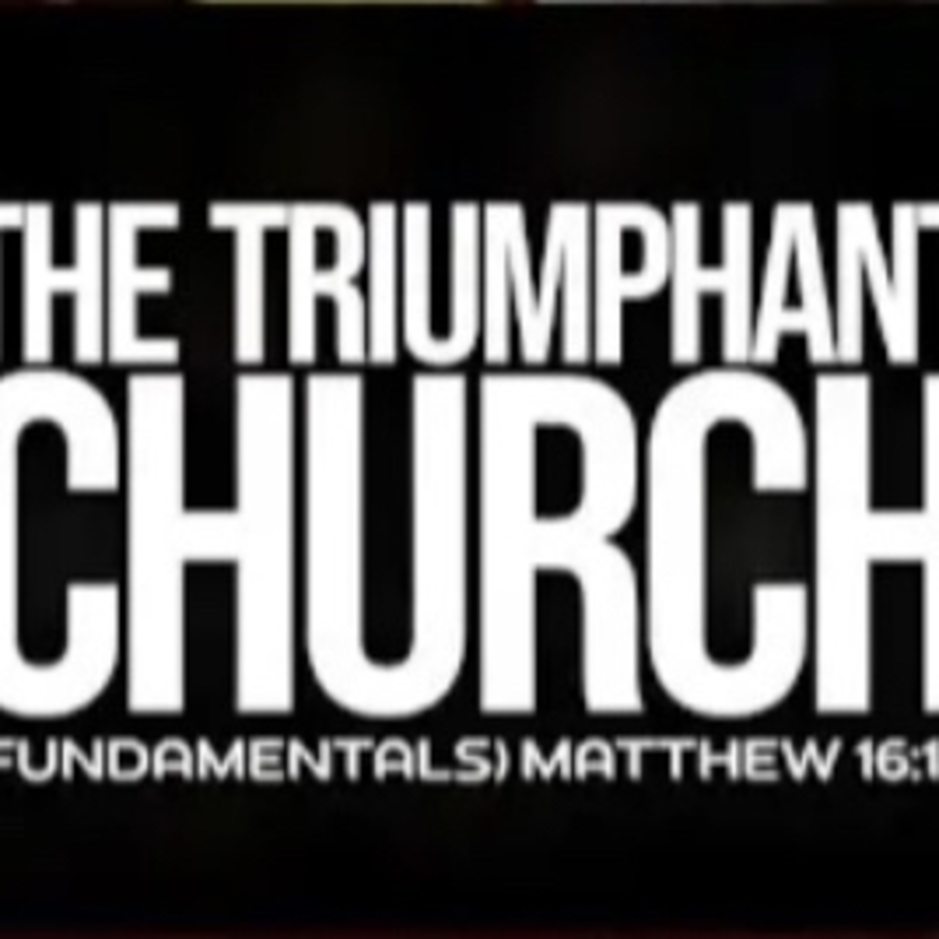 THE TRIUMPHANT CHURCH PART 1 (FUNDAMENTALS) SOR CANADA WITH APOSTLE JOSHUA SELMAN