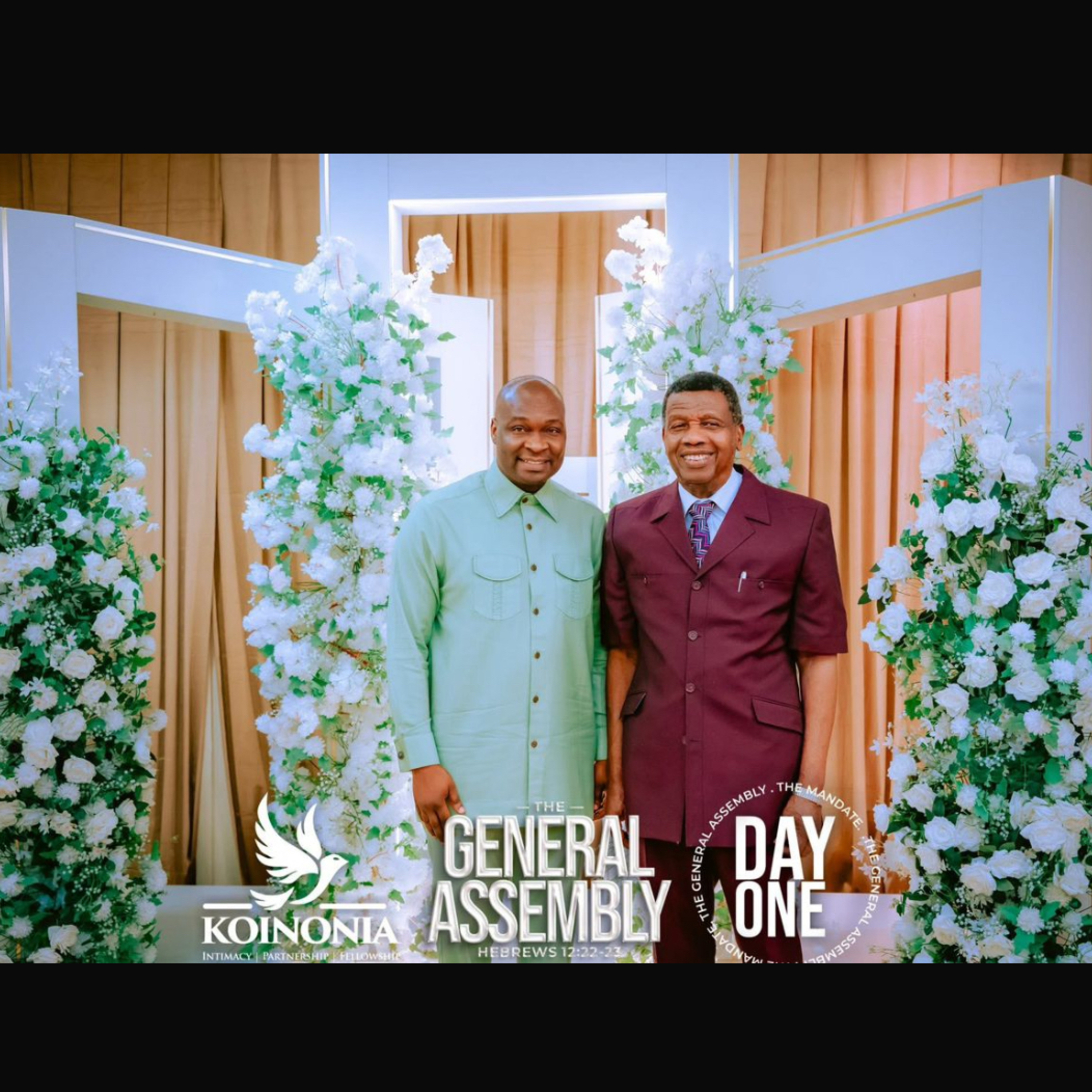 PASTOR E. A. ADEBOYE RELEASE PROPHETIC FATHERLY BLESSINGS - THE MANDATE FIRST DAY EVENING SESSION