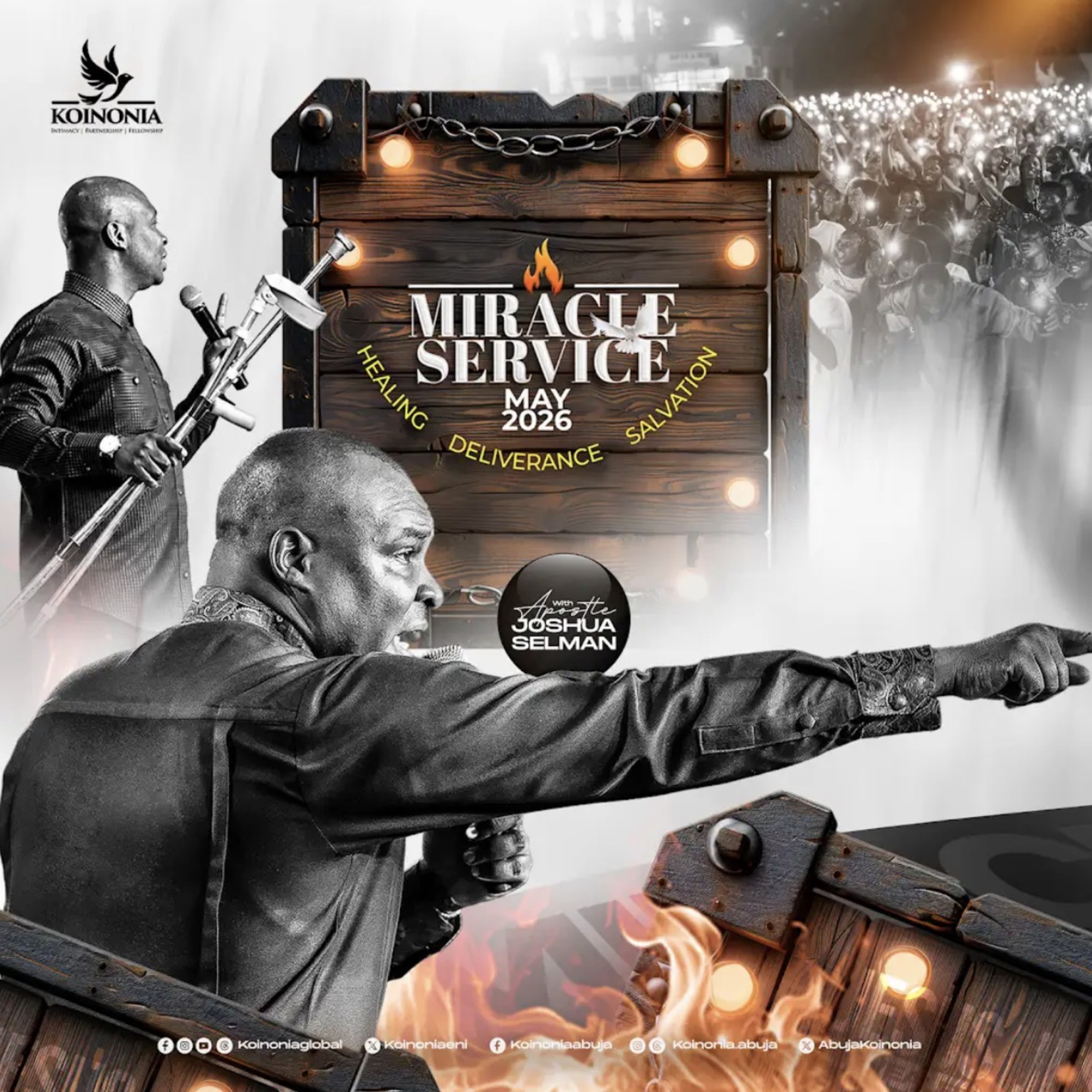 Koinonia Global messages with Apostle Joshua Selman