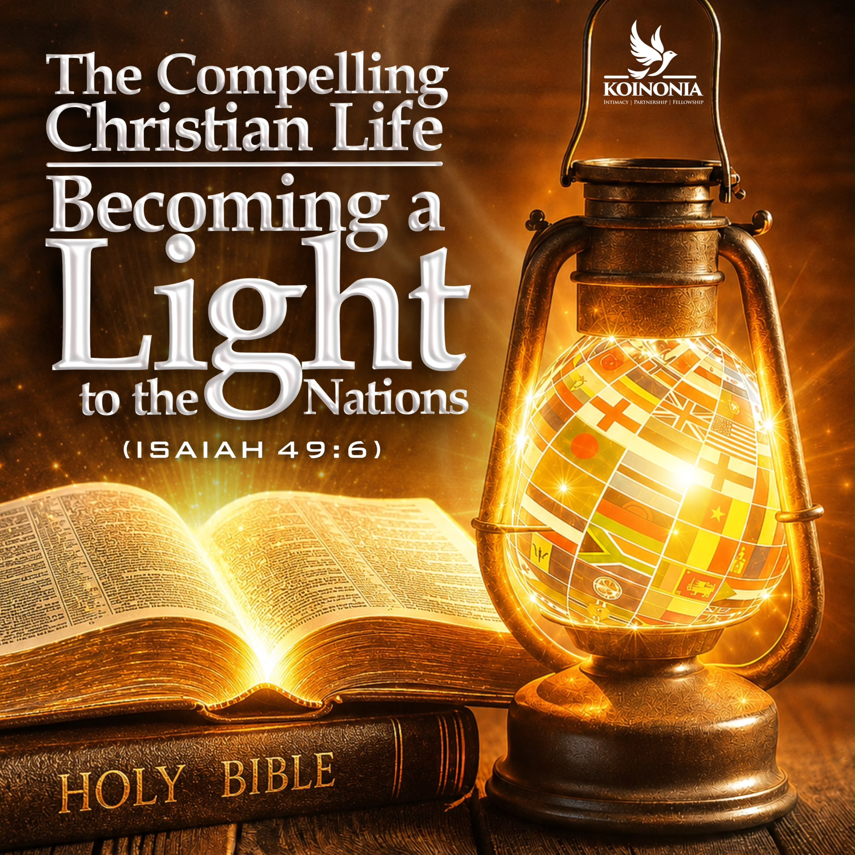 THE COMPELLING CHRISTIAN LIFE (BECOMING A LIGHT TO THE NATIONS) WITH APOSTLE JOSHUA SELMAN