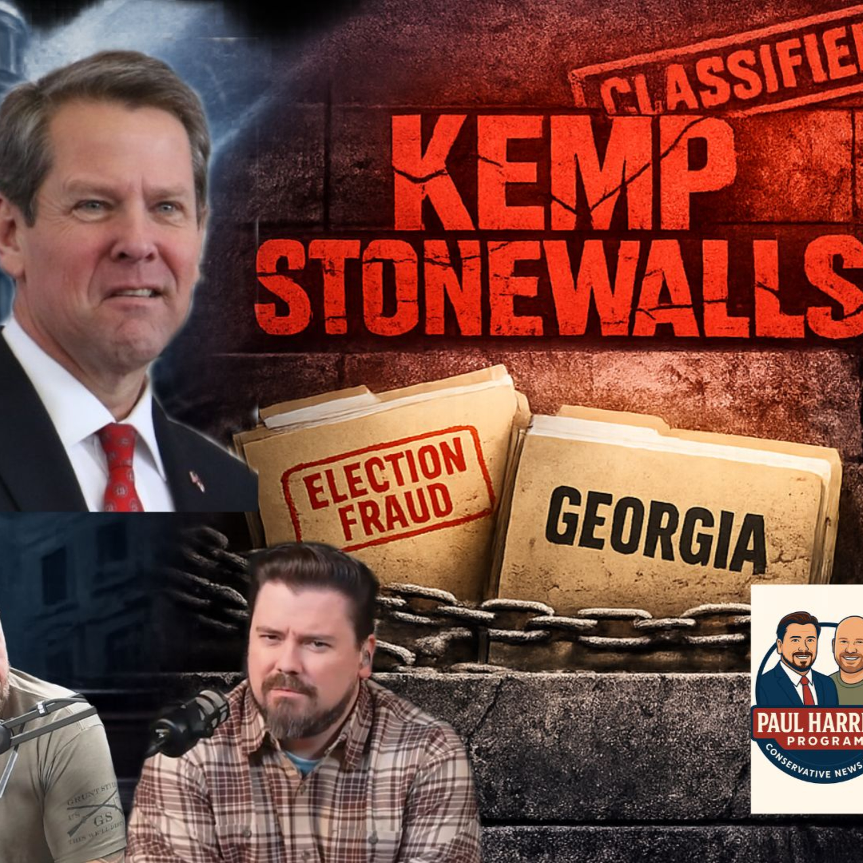 Perdue Exposes Kemp’s Shutdown of Georgia Election Fraud Probe - Paul Harrell Program episode artwork