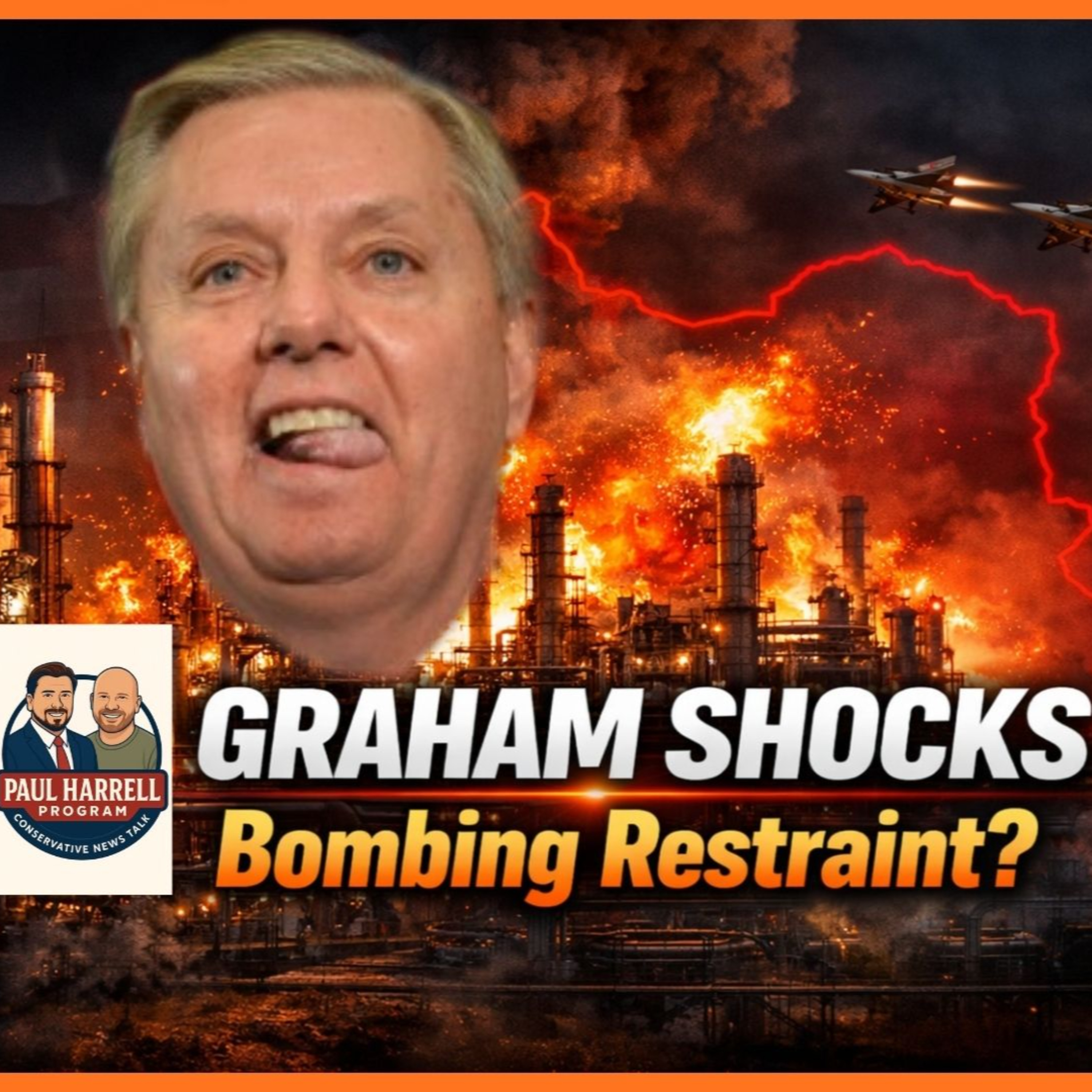 LINDSEY GRAHAM SHOCKS with Bombing Restraint?!?  episode artwork