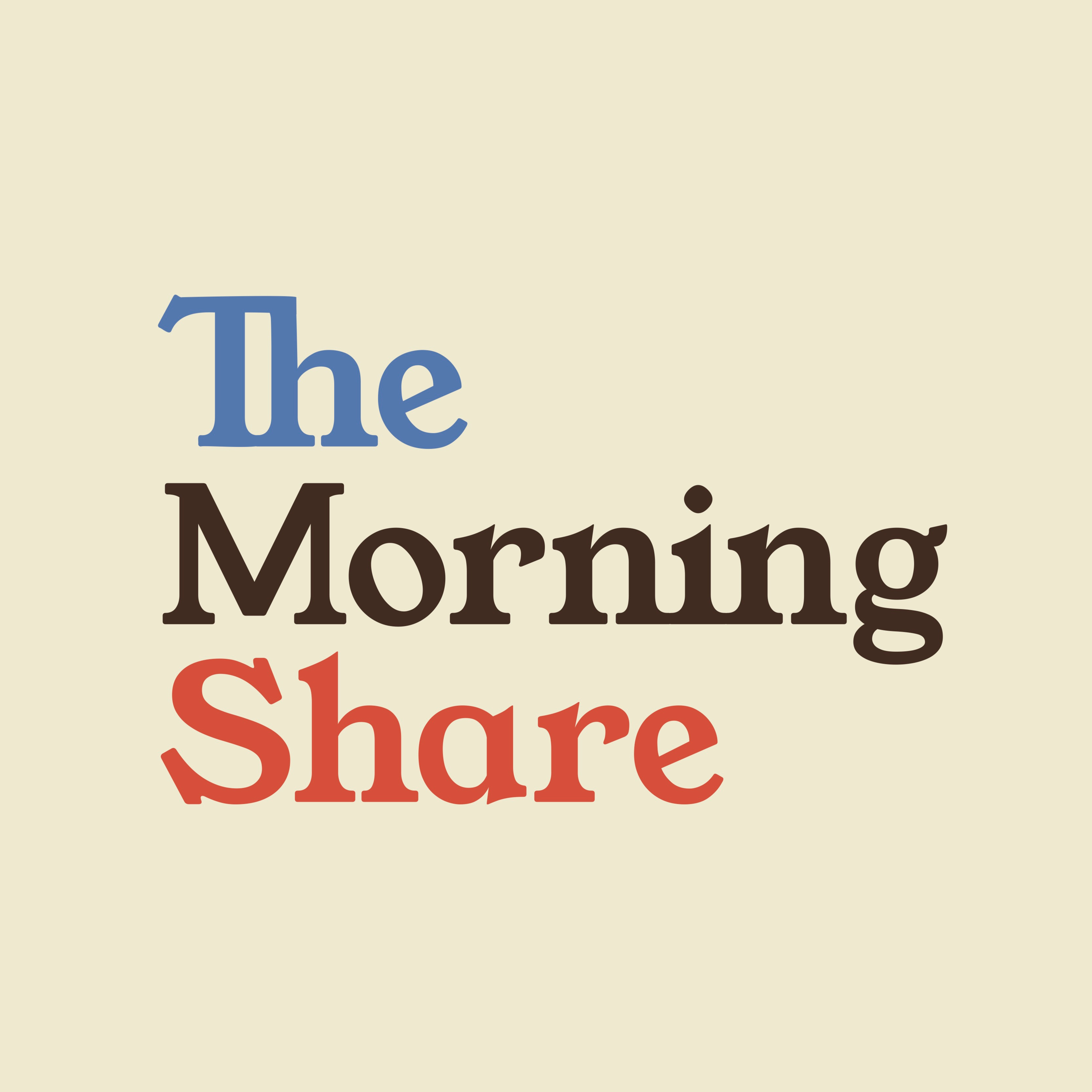 Welcome to The Morning Share episode artwork
