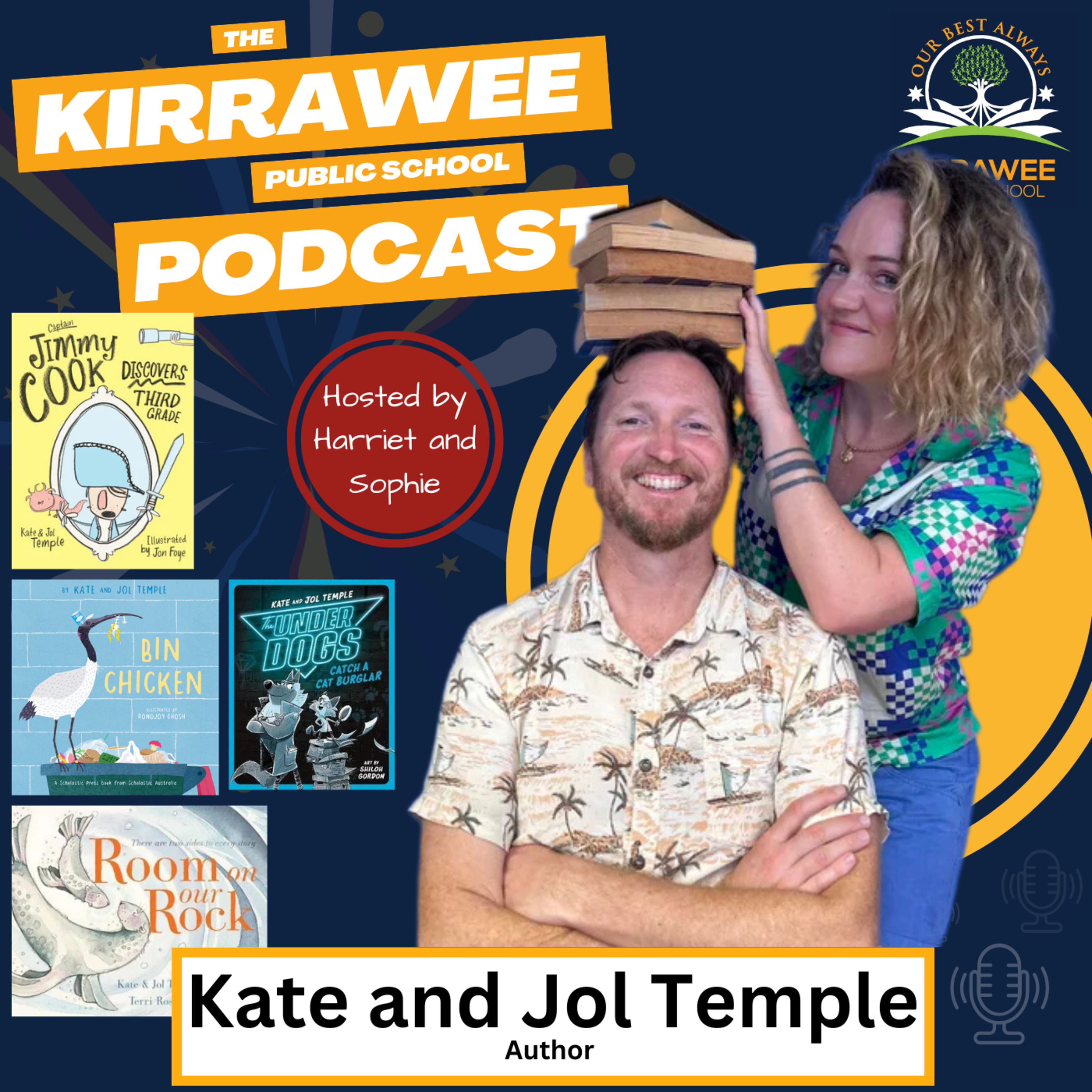 Authors, Kate and Jol Temple on Determination, Writing Strategies and Name Rights episode artwork