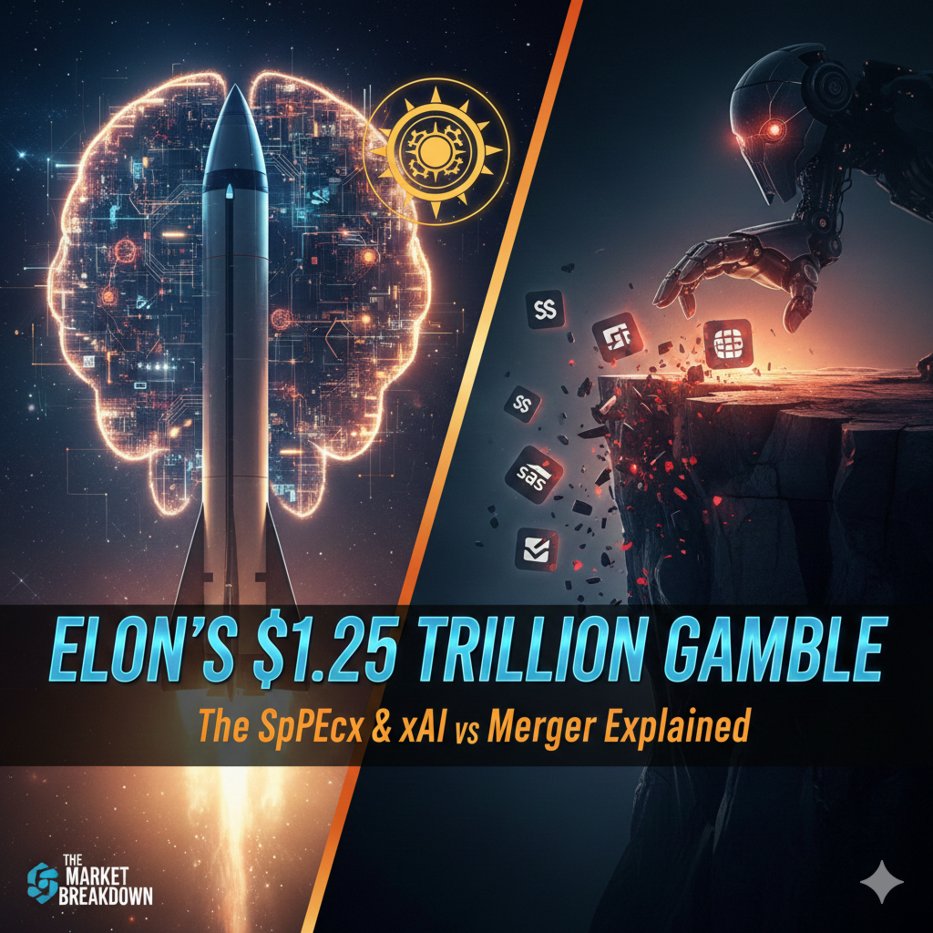 Is Elon Musk’s $1.25 Trillion merger the future of AI or a massive corporate bailout? episode artwork