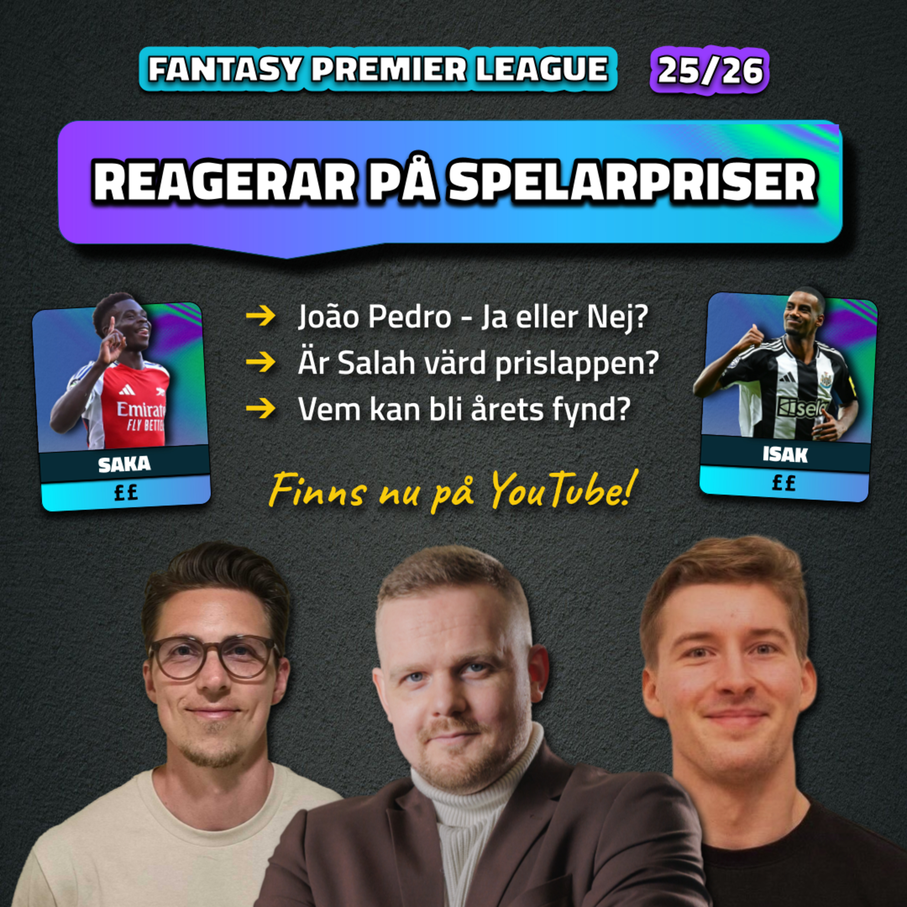 2. Reagerar på spelarpriser | Fantasy Premier League 25/26 episode artwork