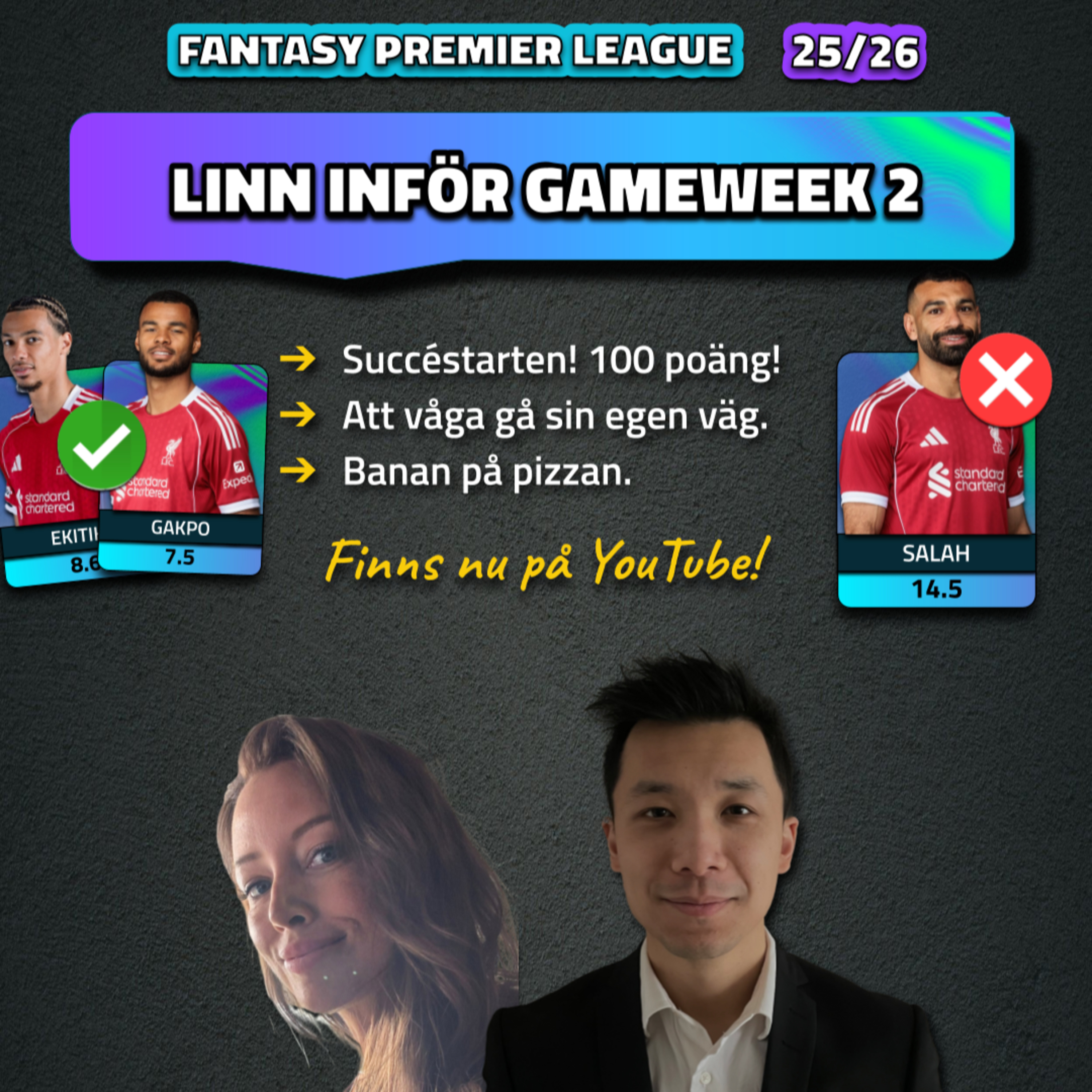 10. Linn | 100 poäng 🚀 i Gw1 | Fantasy Premier League 25/26 episode artwork