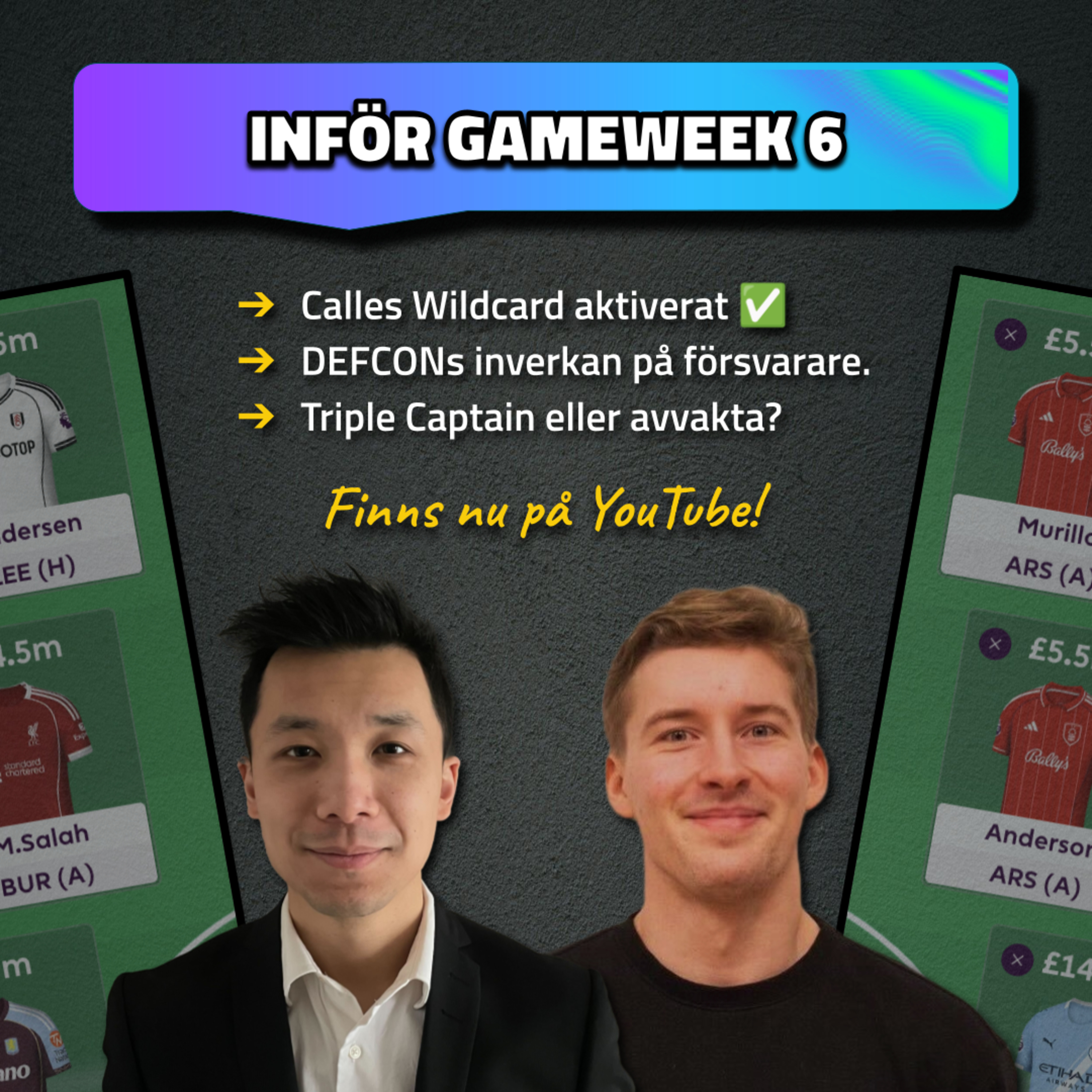 15. Wildcard aktivt ✅ | Inför Gameweek 6 | Fantasy Premier League 25/26 episode artwork
