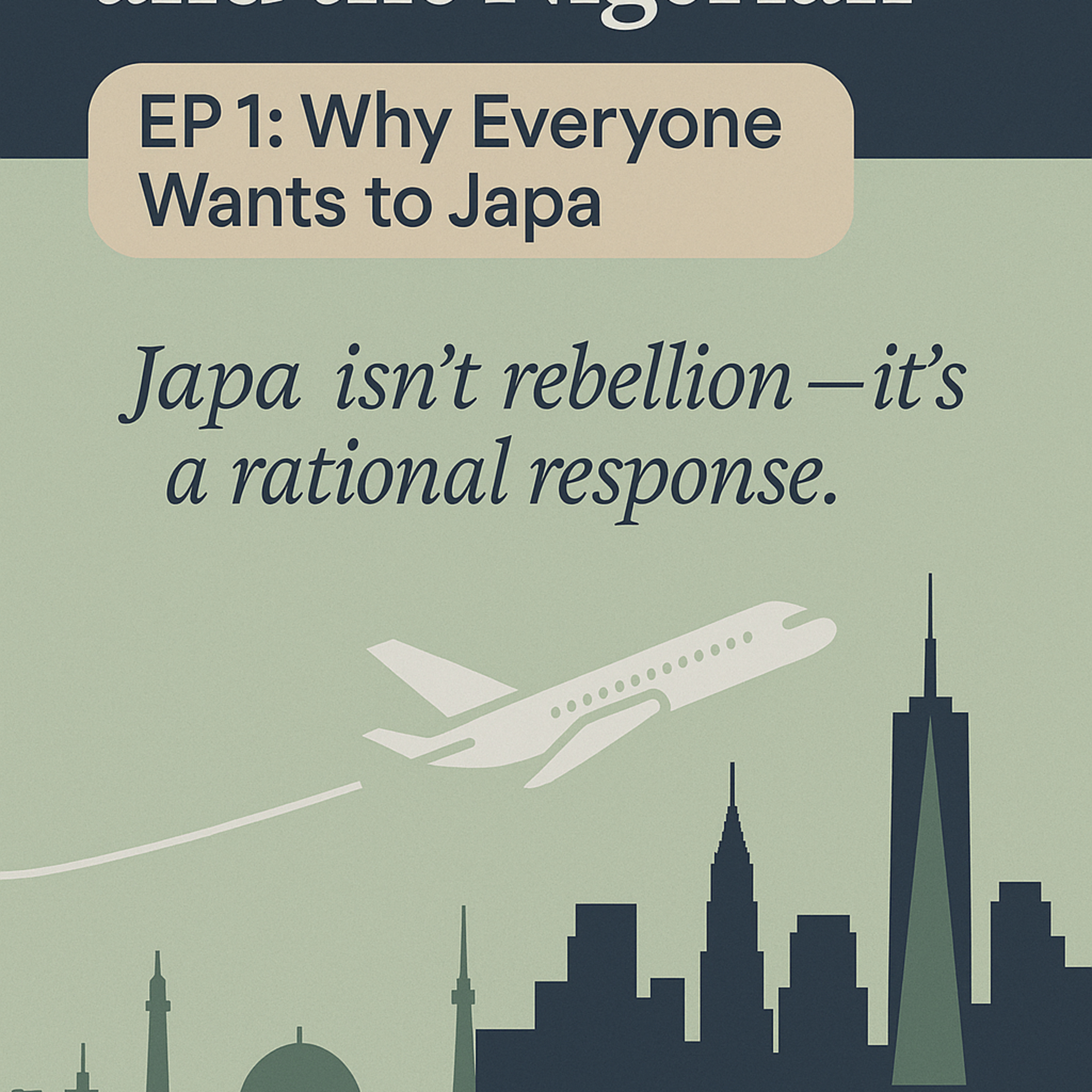 Episode 1 - Japa, isn't rebellion, it is a rational response. episode artwork