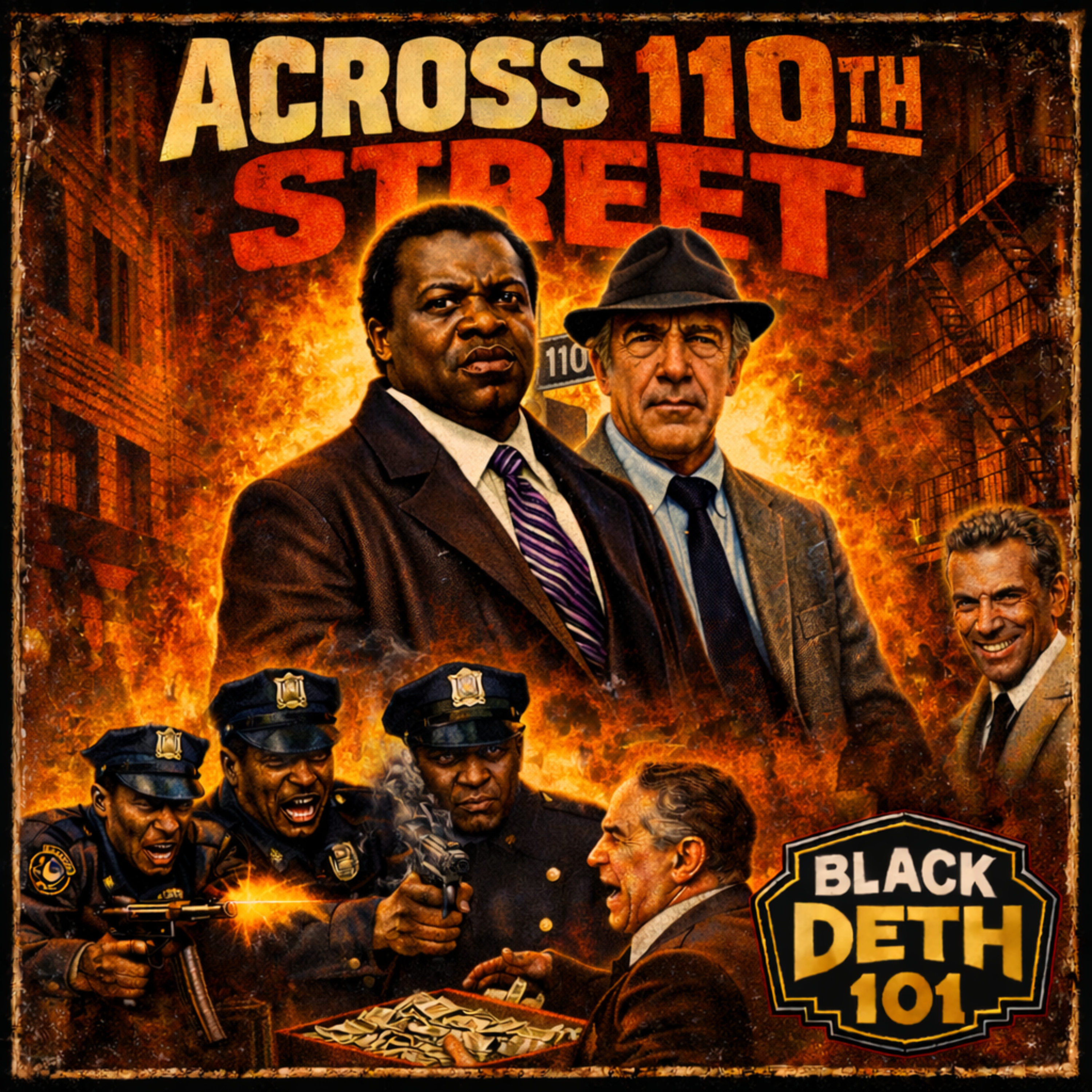 Across 110th Street, Classic 1972 Action Police Procedural Blaxploitation Classic episode artwork