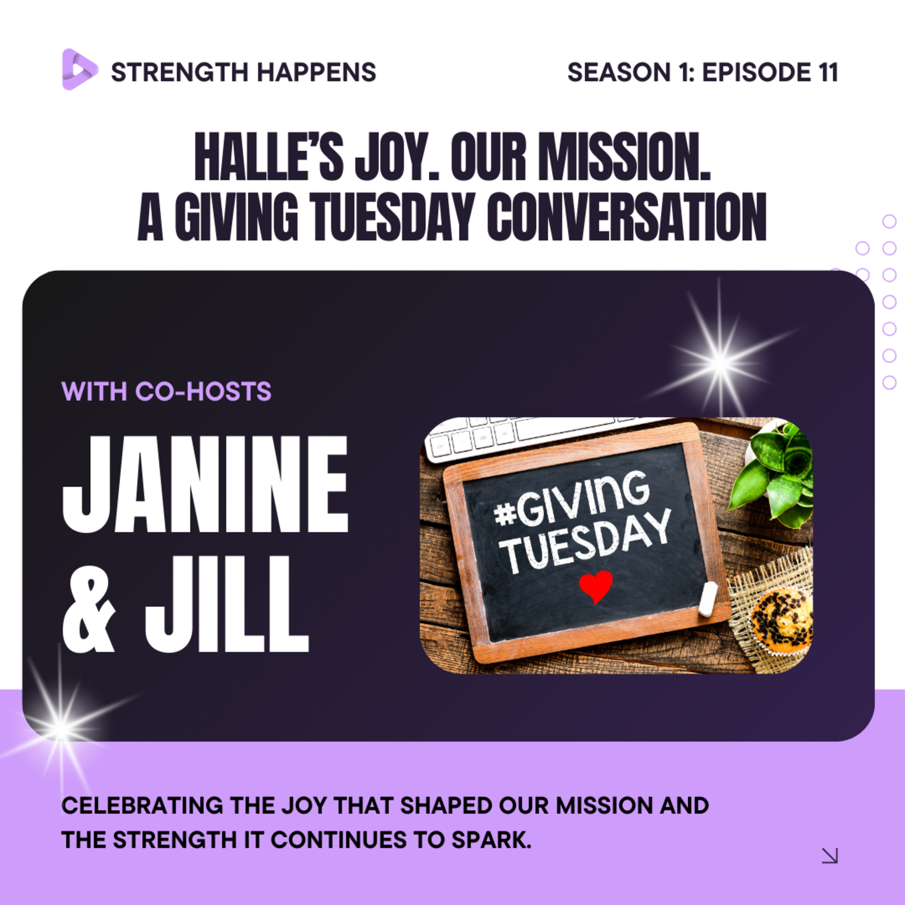 Halle's Joy. Our Mission. A Giving Tuesday Conversation. episode artwork