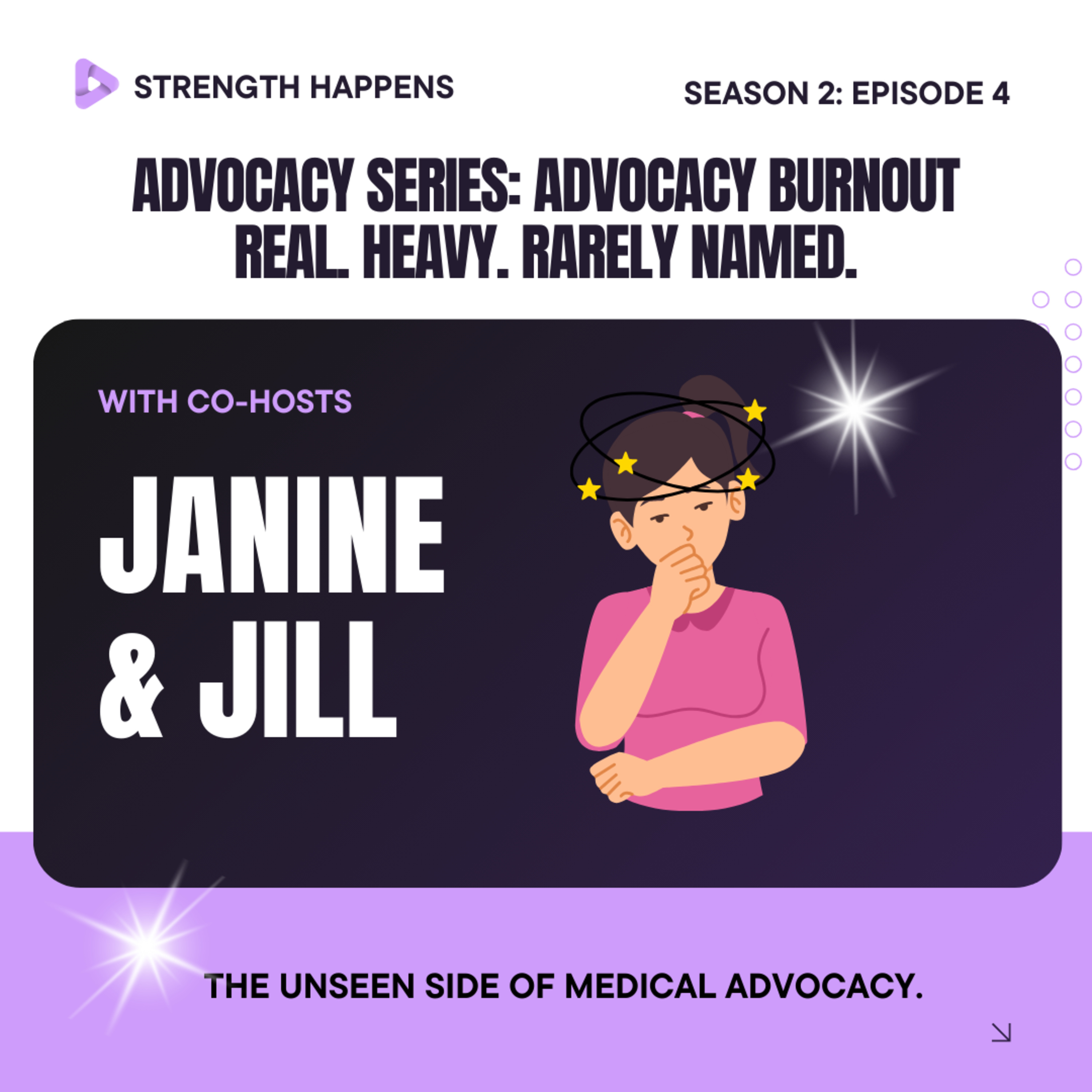 Advocacy Series: Advocacy Burnout. Real. Heavy. Rarely Named. episode artwork