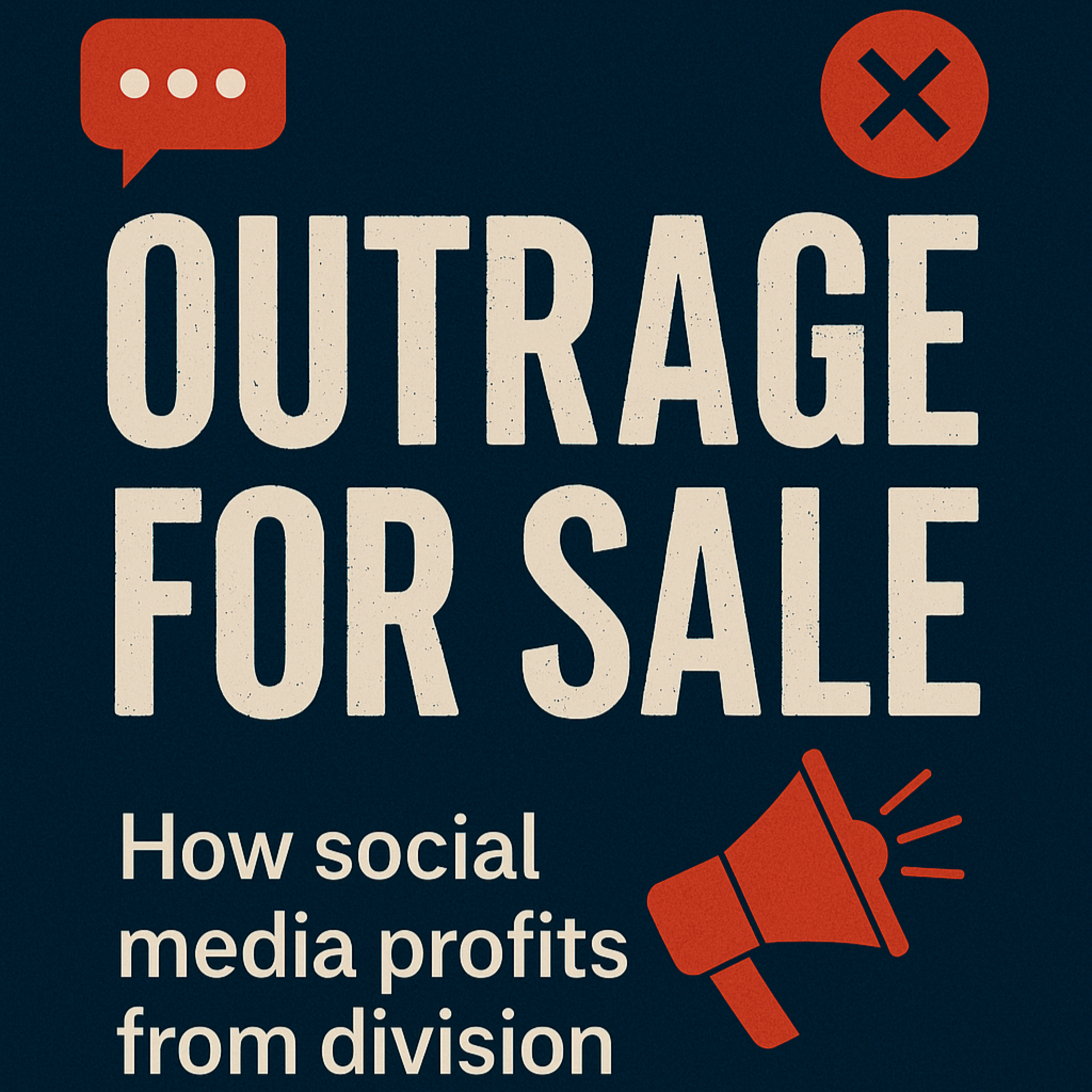 Episode 1- Outrage for Sale: How Social Media Divides Us by Design episode artwork