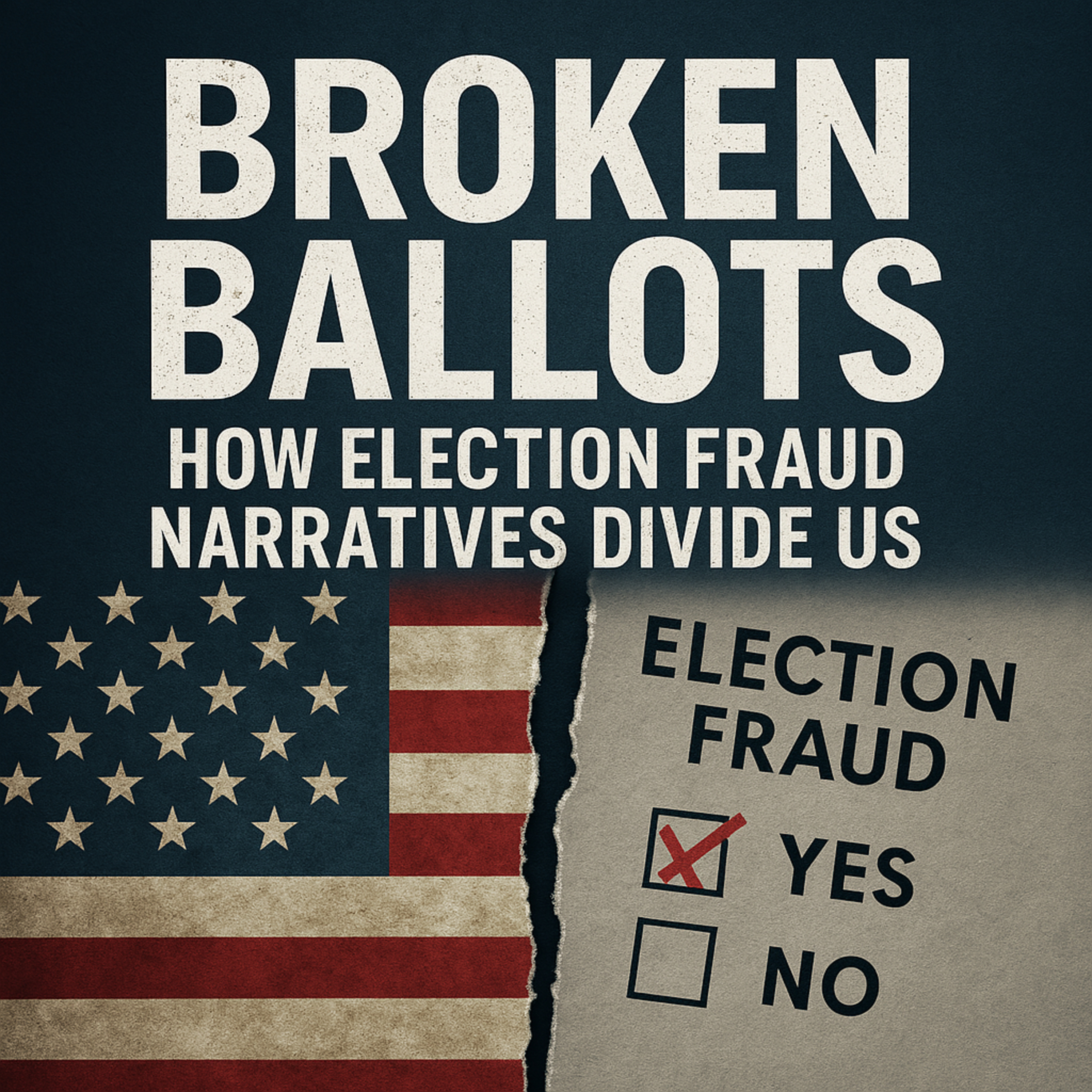 Episode 5- Broken Ballots: How Election Fraud Narratives Divide Us episode artwork