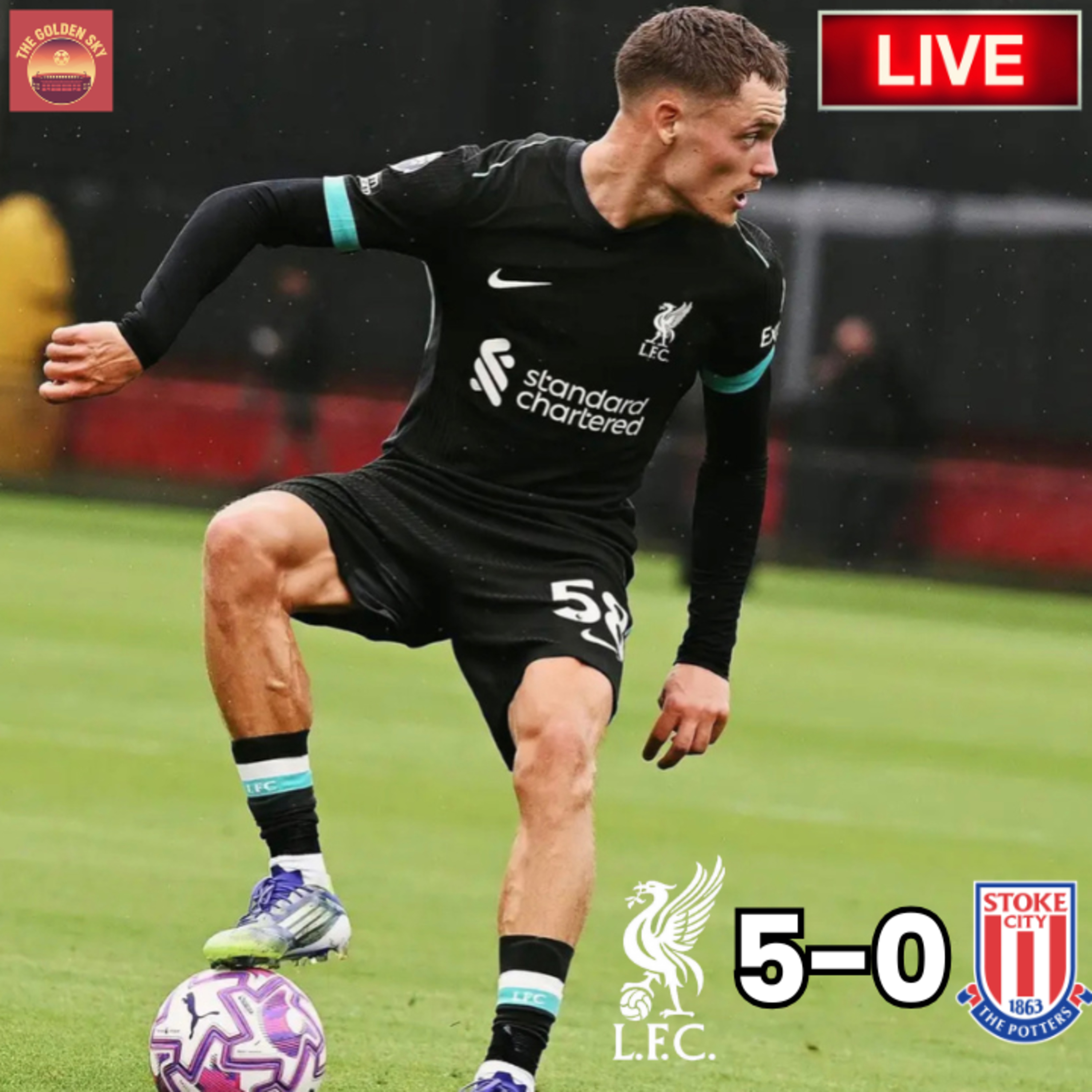 Liverpool 5-0 Stoke Analysis, Tactical Breakdown & Transfer Updates | The Golden Sky episode artwork