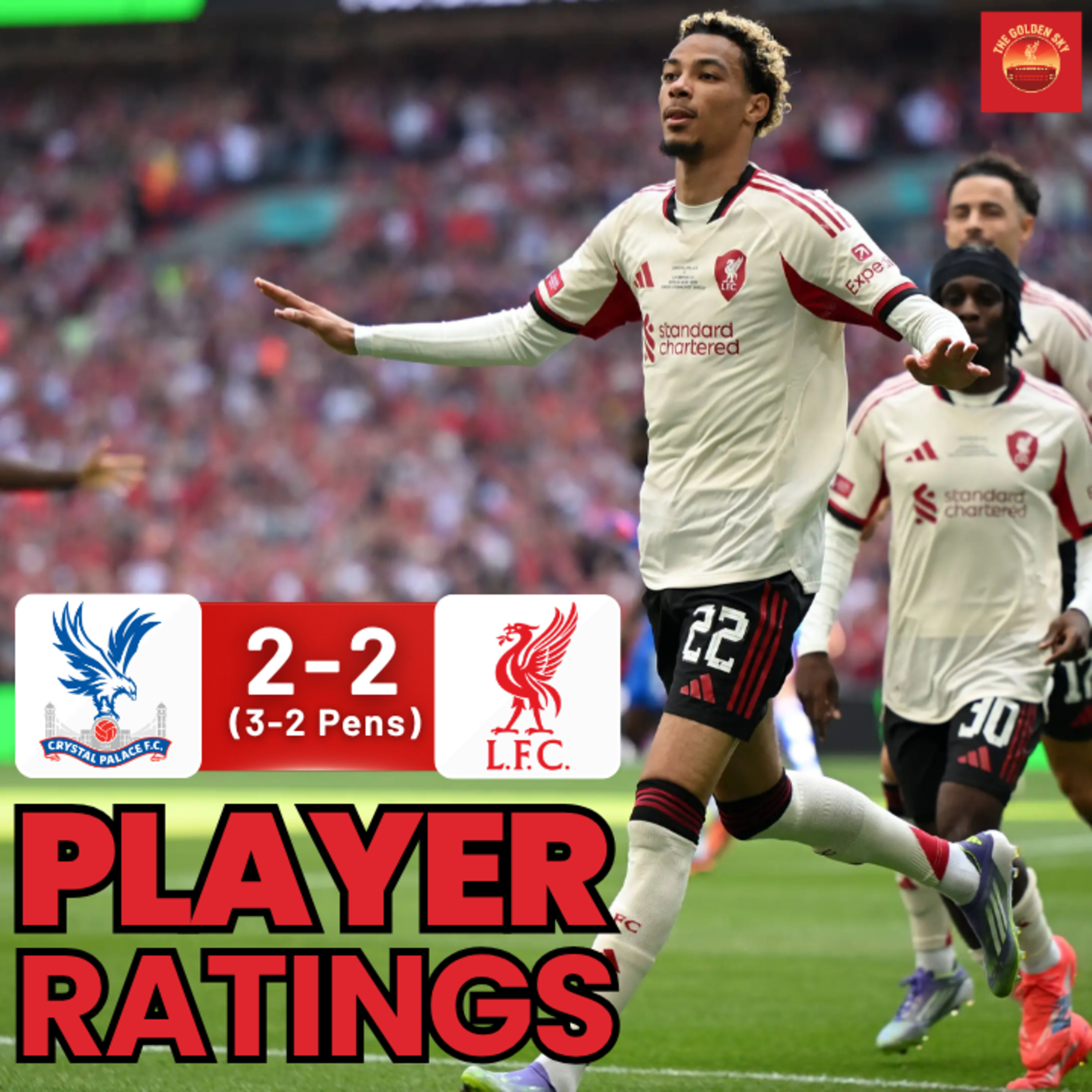 Crystal Palace 2 - 2 Liverpool (3 - 2 Pens) Player Ratings | The Golden Sky episode artwork