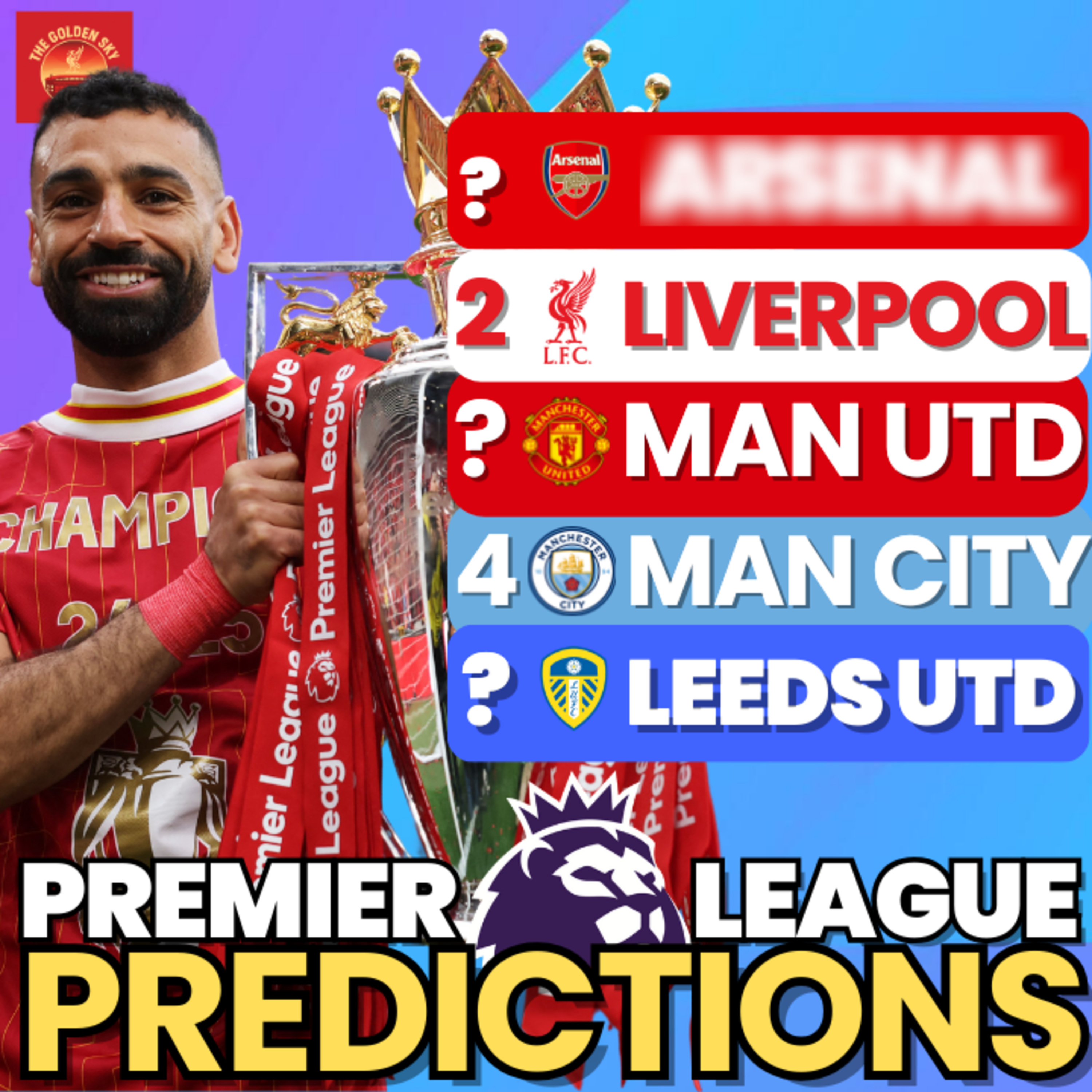 My Premier League 25/26 Predictions | The Golden Sky episode artwork