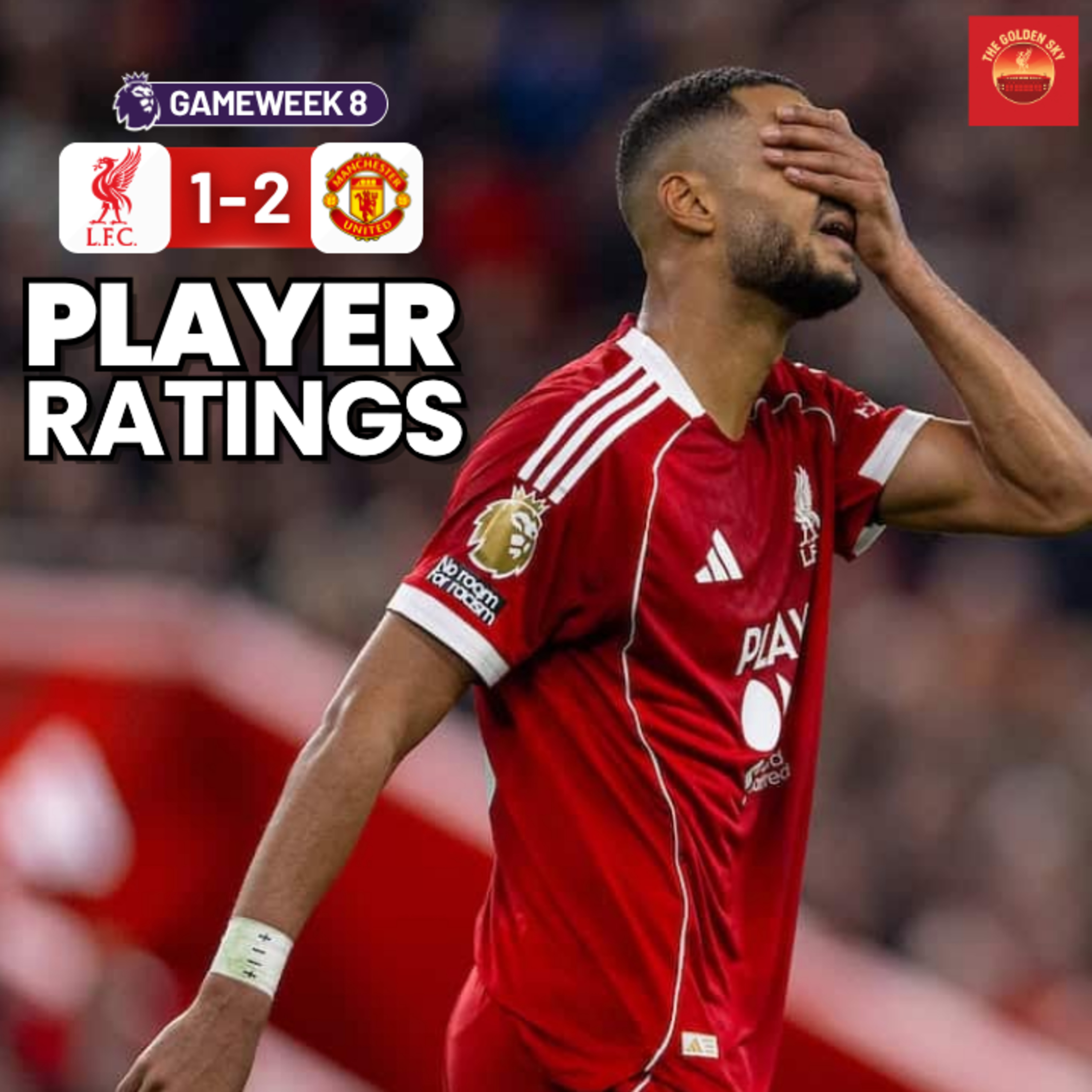 Liverpool 1 - 2 Man United - Player Ratings | The Golden Sky episode artwork