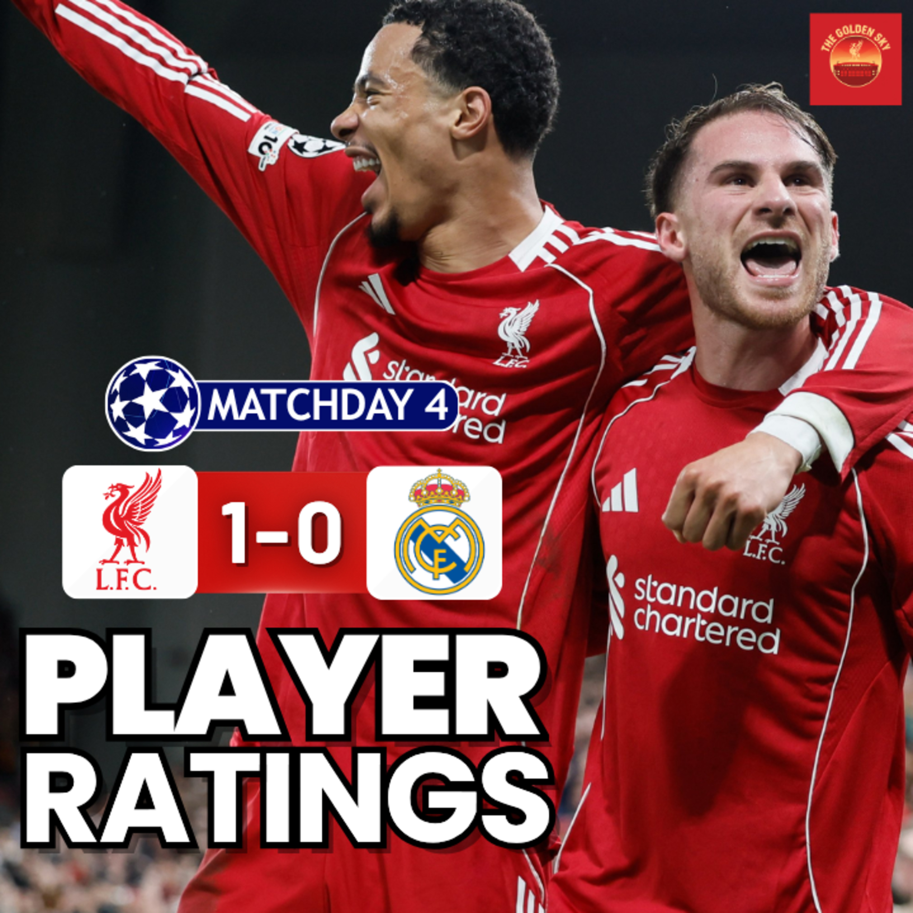 Liverpool 1 - 0 Real Madrid - Player Ratings | The Golden Sky episode artwork