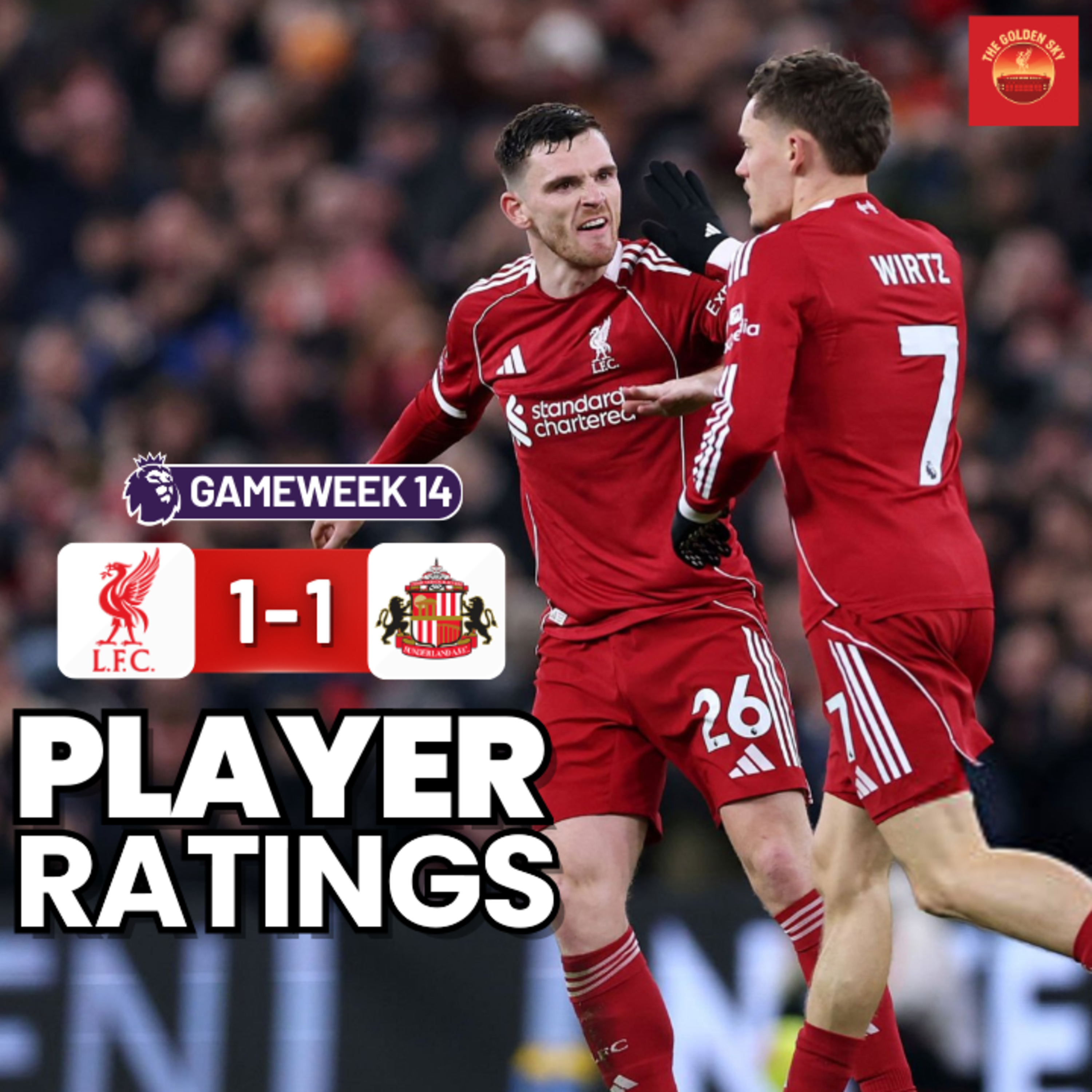 Liverpool 1 - 1 Sunderland - Player Ratings | The Golden Sky episode artwork
