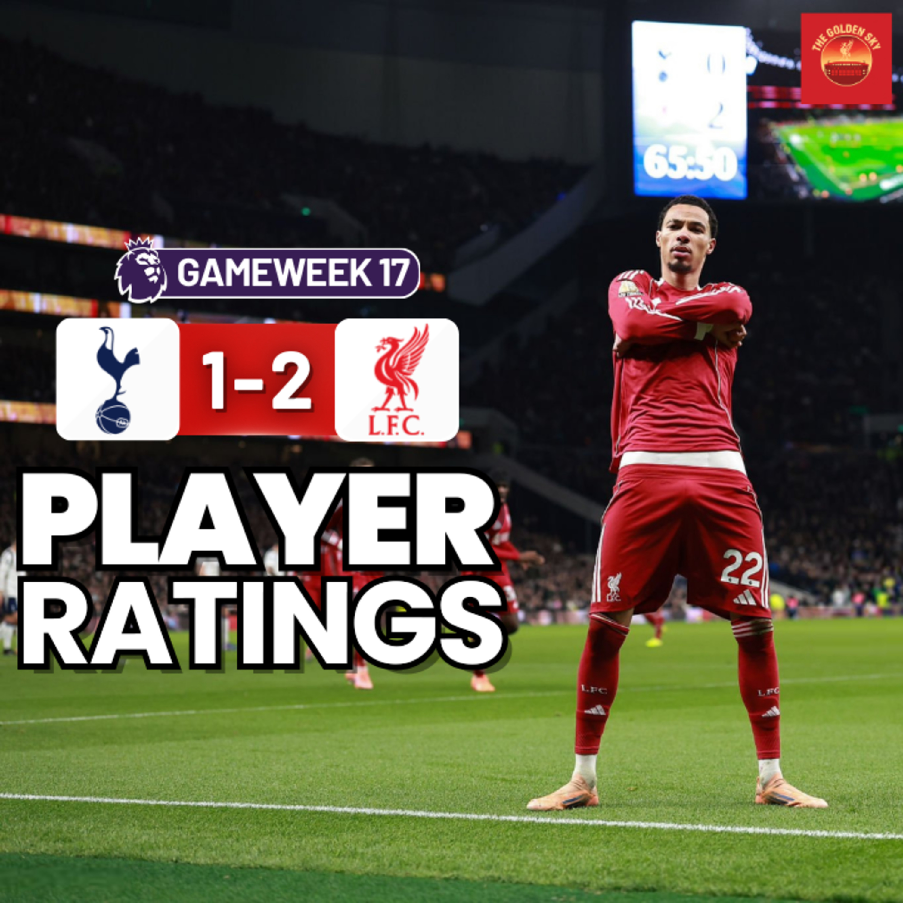 Spurs 1 - 2 Liverpool - Player Ratings | The Golden Sky episode artwork