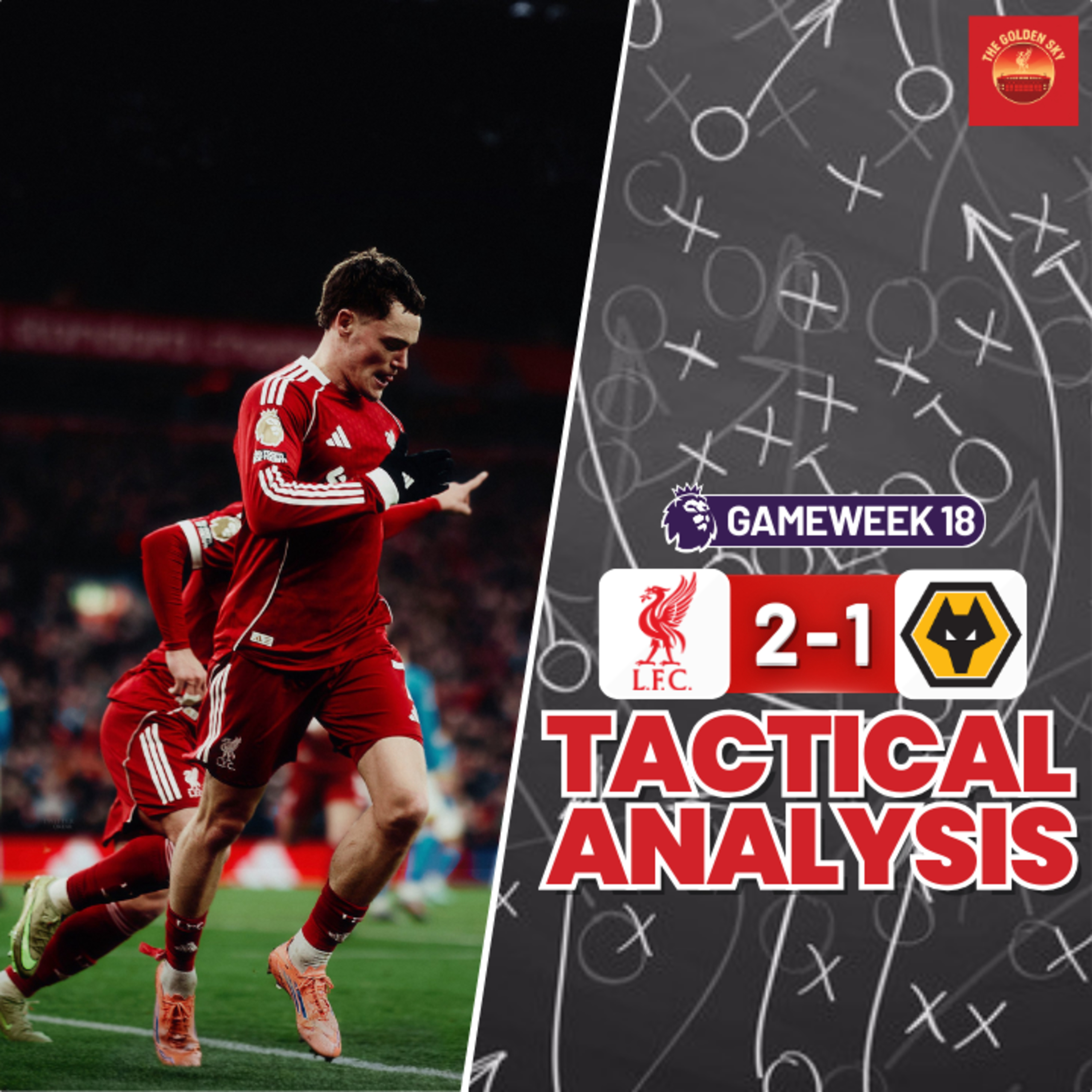 A Wirtz Masterclass! Liverpool 2 - 1 Wolves - Tactical Analysis & Breakdown | The Golden Sky episode artwork