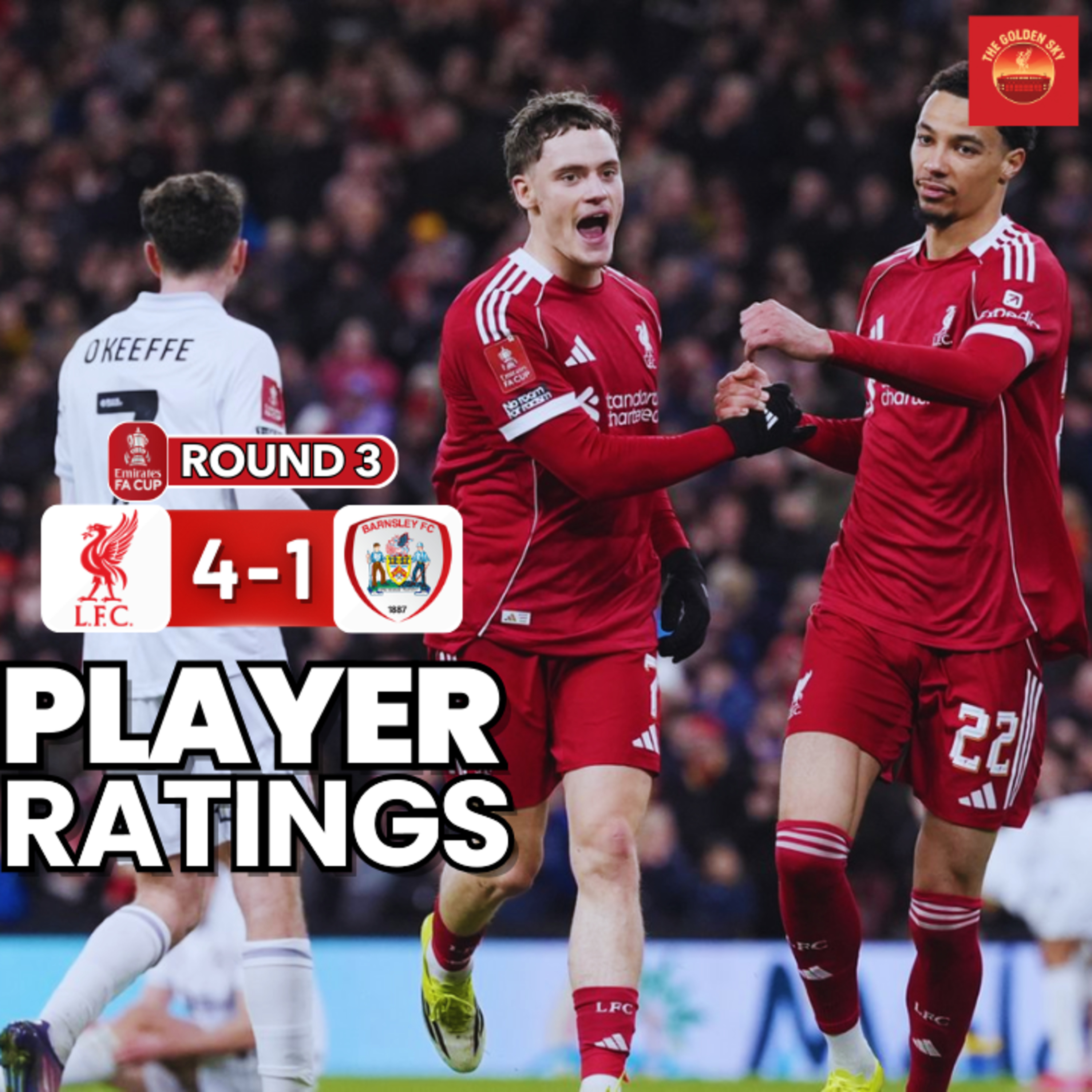 Liverpool 4-1 Barnsley - Player Ratings | The Golden Sky episode artwork