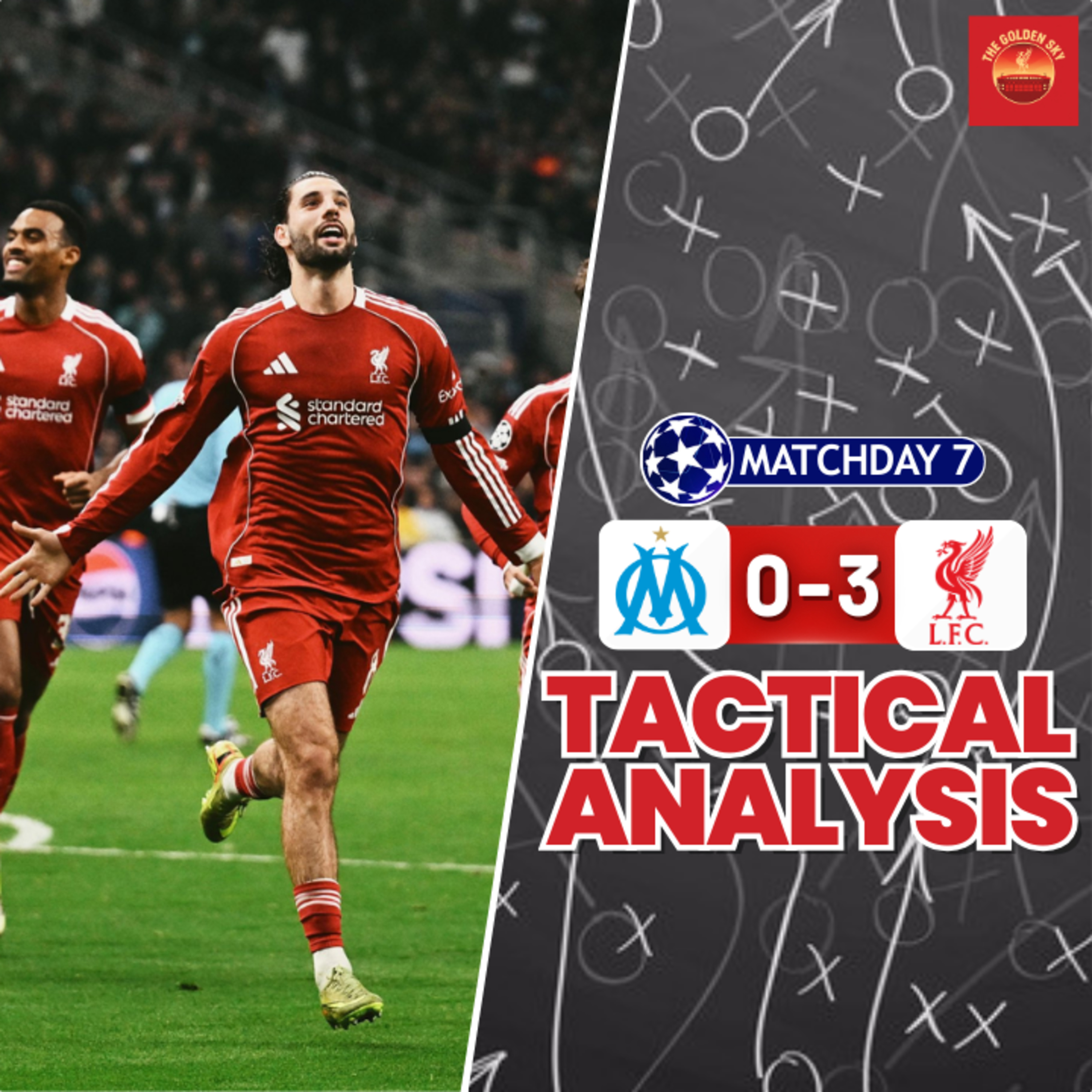 The Diamond Is Back! Marseille 0-3 Liverpool - Tactical Analysis & Breakdown | The Golden Sky episode artwork