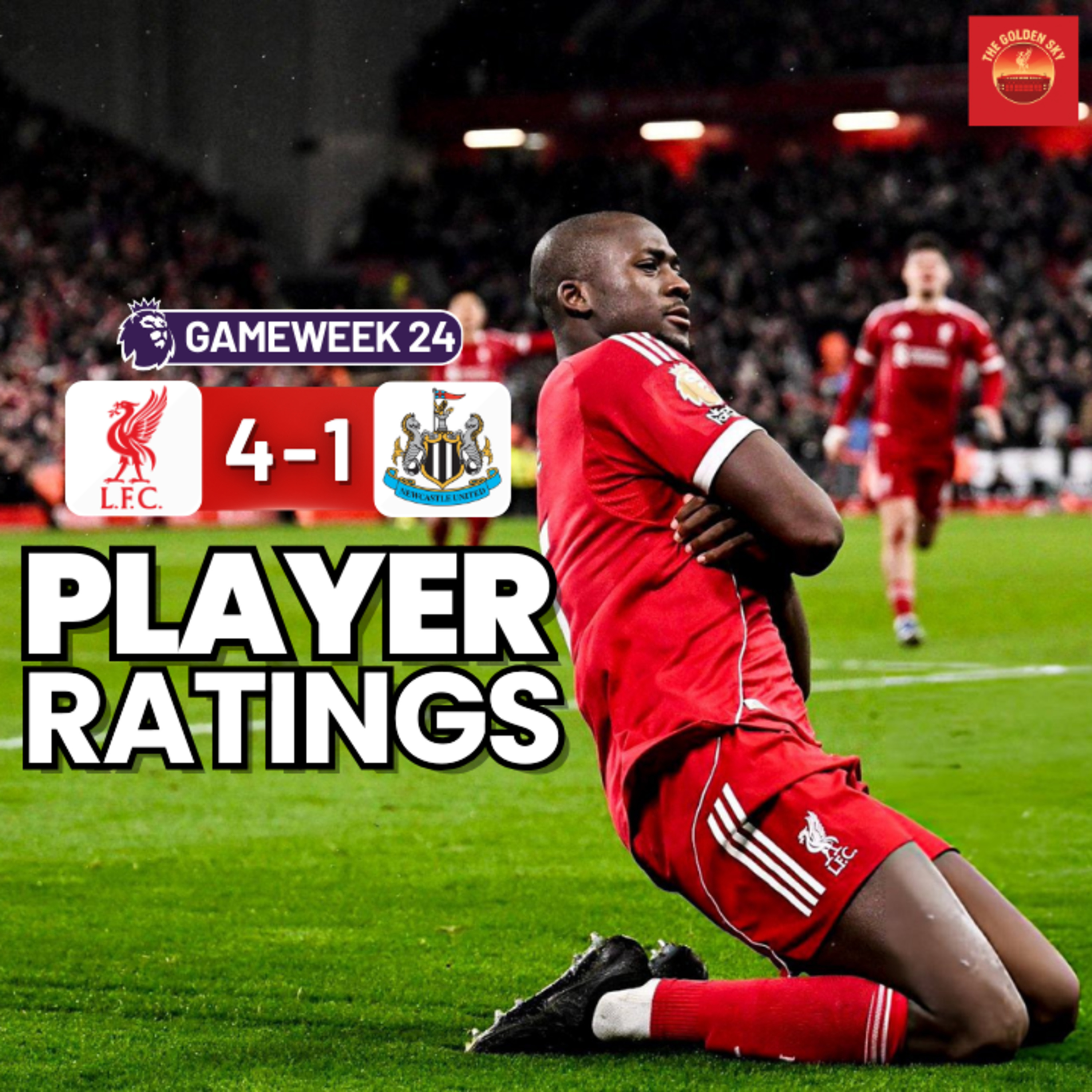 Liverpool 4-1 Newcastle Player Ratings | The Golden Sky