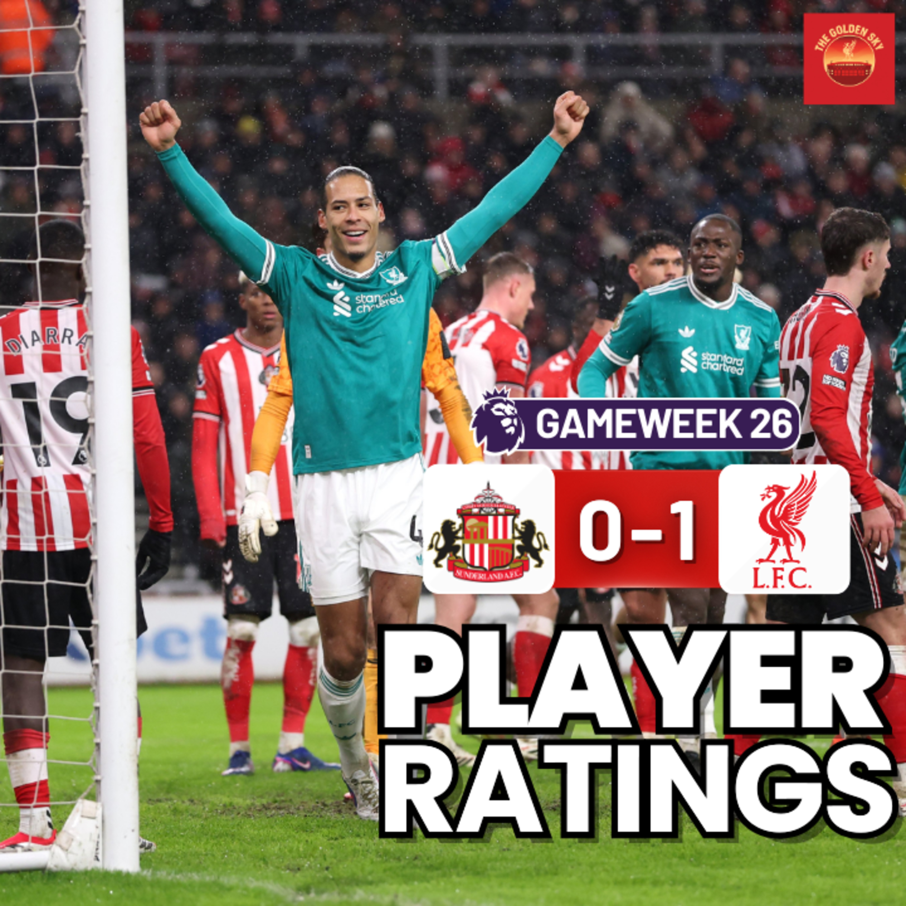 Sunderland 0-1 Liverpool Player Ratings | The Golden Sky episode artwork