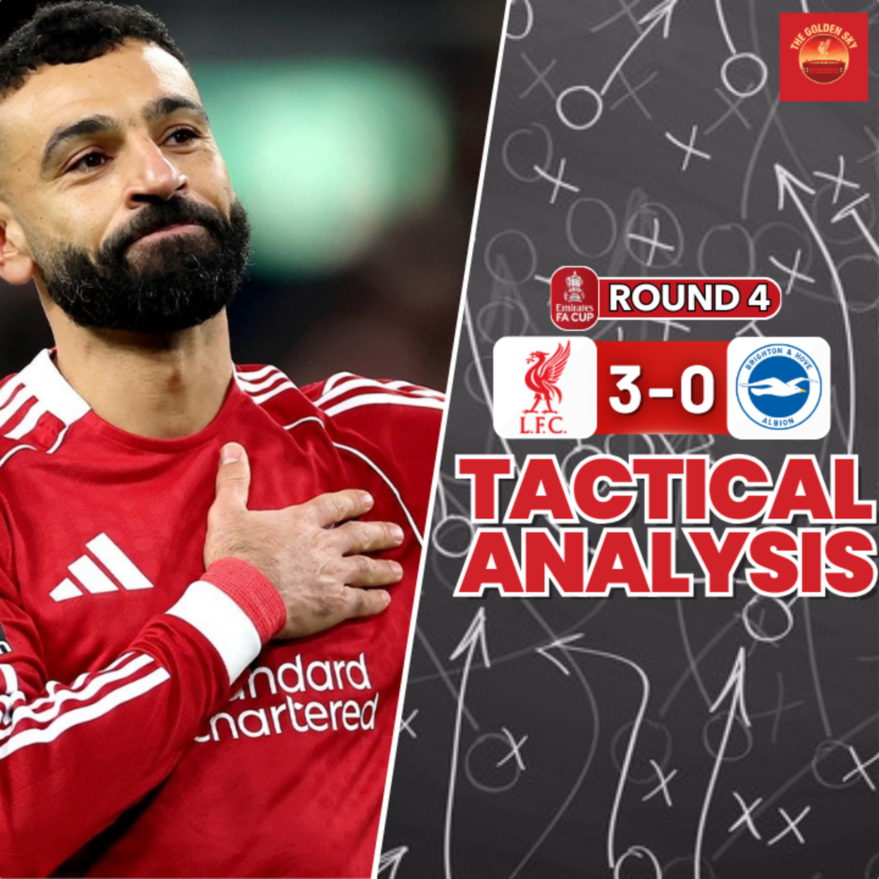 Returning to Form? Liverpool 3-0 Brighton Tactical Analysis & Breakdown | The Golden Sky episode artwork
