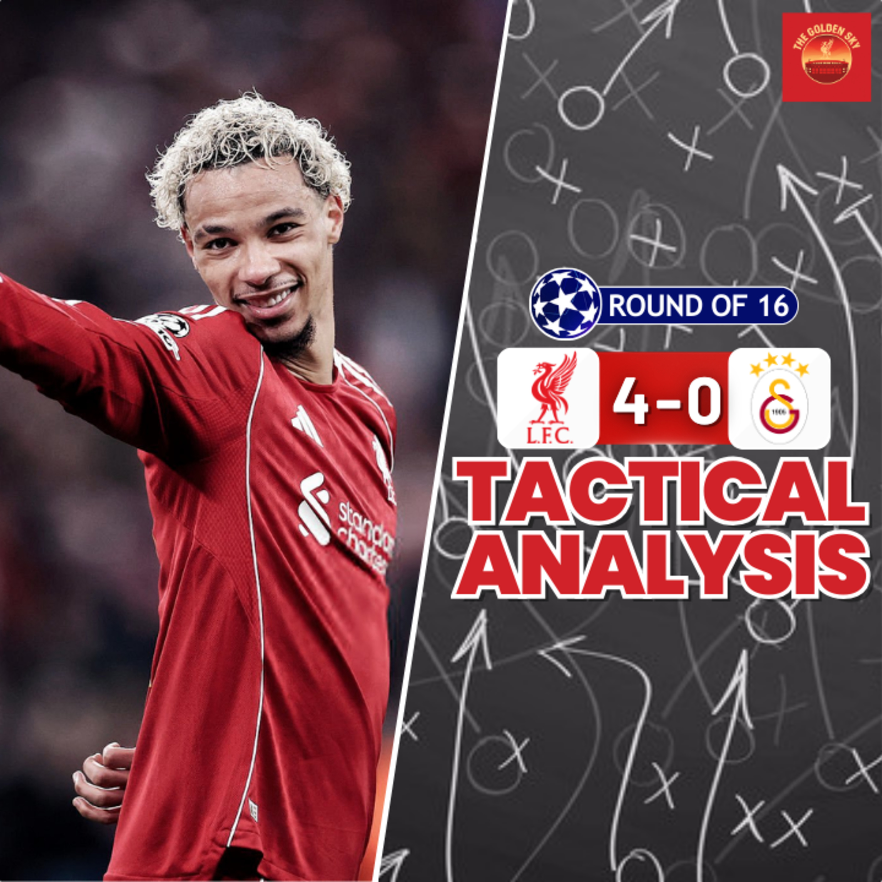 The Diamond Returns! Liverpool 4-0 Galatasaray Tactical Analysis & Breakdown | The Golden Sky episode artwork